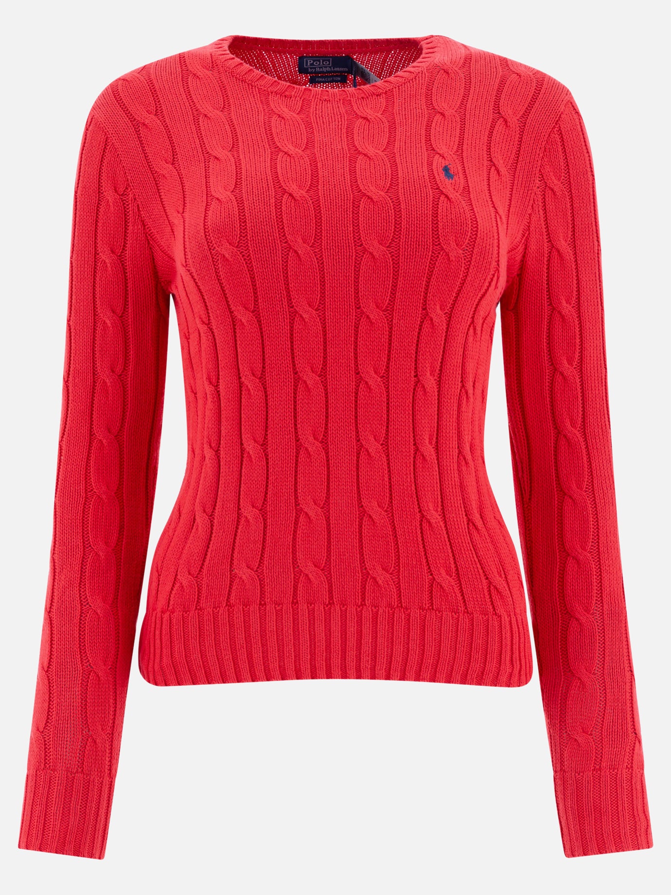 Crewneck sweaters Solid colour  Red - Polo Ralph Lauren Women | PDP | VIETTI Online Store | Zoom-Modal

