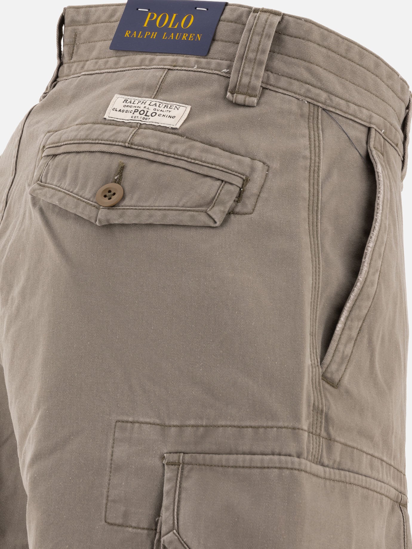 Cargo shorts Solid colour  Green - Polo Ralph Lauren Men | PDP | VIETTI Online Store | thumbnail_4