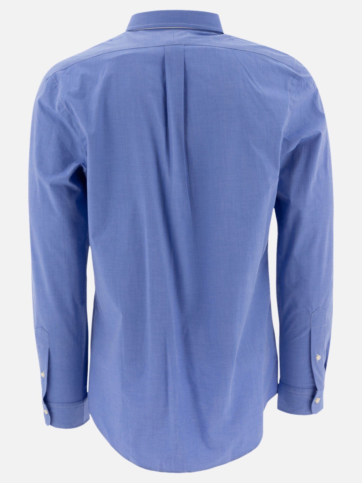 Polo Ralph Lauren Slim-fit stretch fil-à-fil shirt 13059625_S Blue thumbnail_2