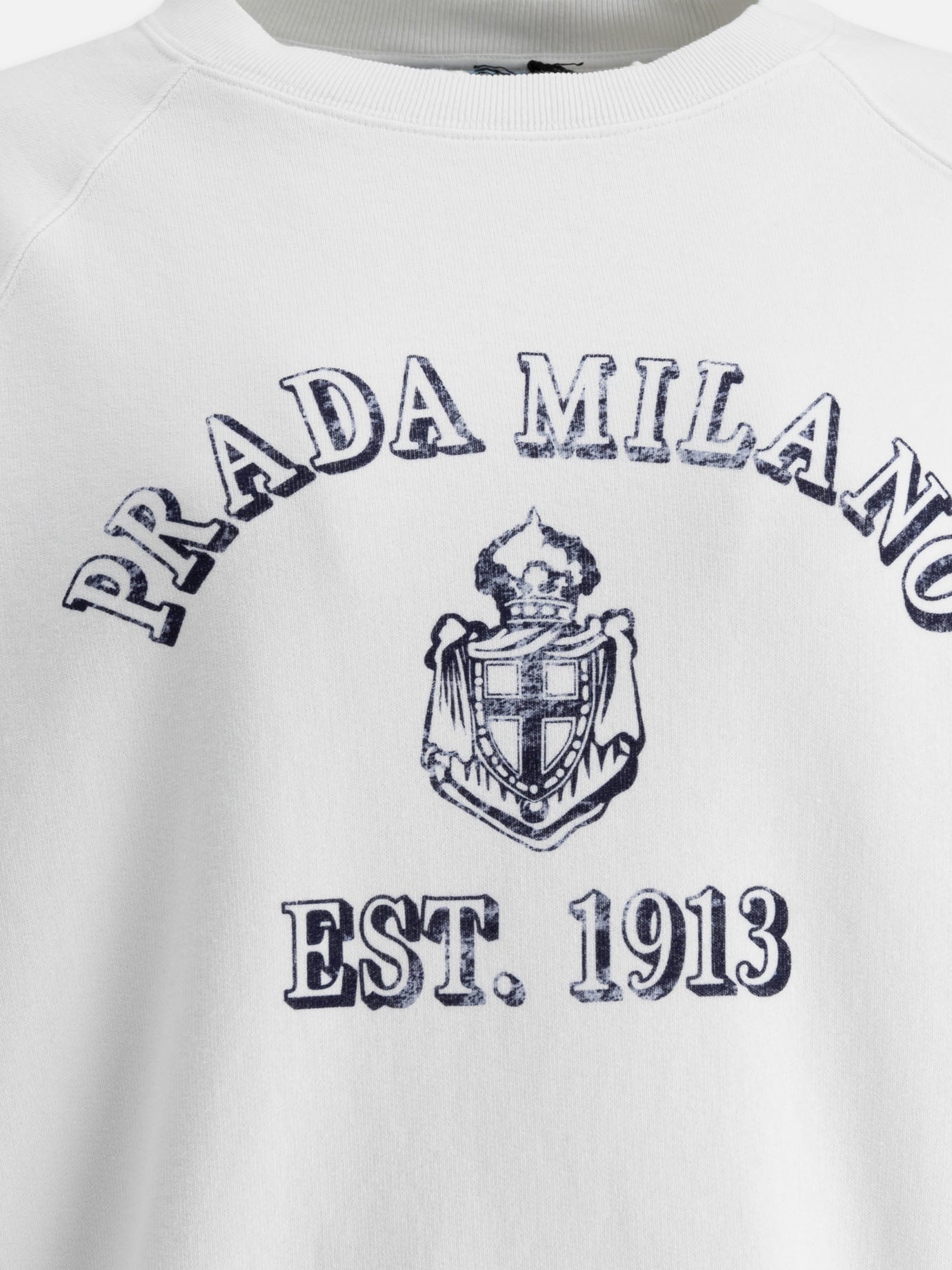 Crewnecks Logo  White - Prada Women | PDP | VIETTI Online Store | Zoom-Modal_3

