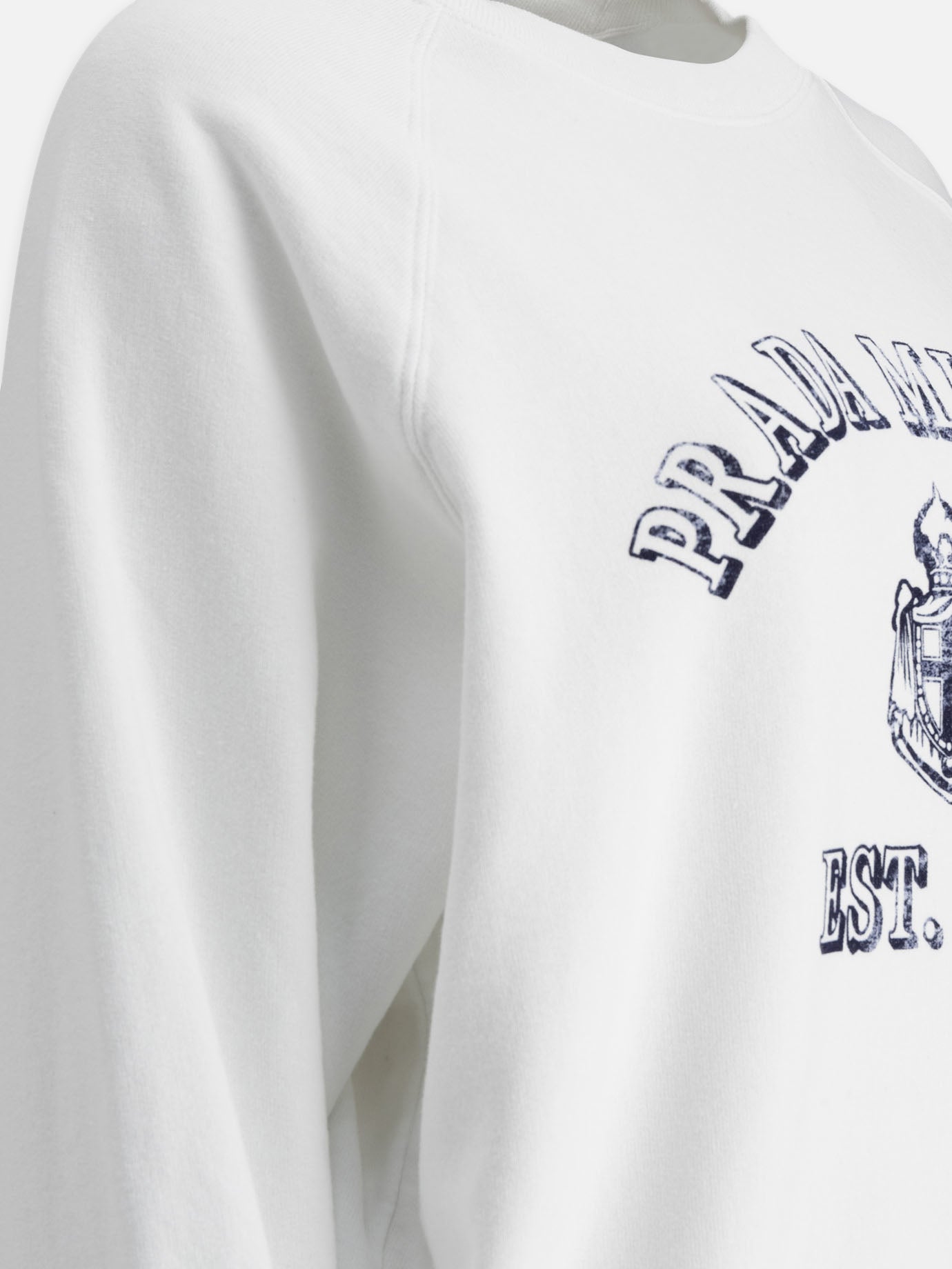 Crewnecks Logo  White - Prada Women | PDP | VIETTI Online Store | Zoom-Modal_4
