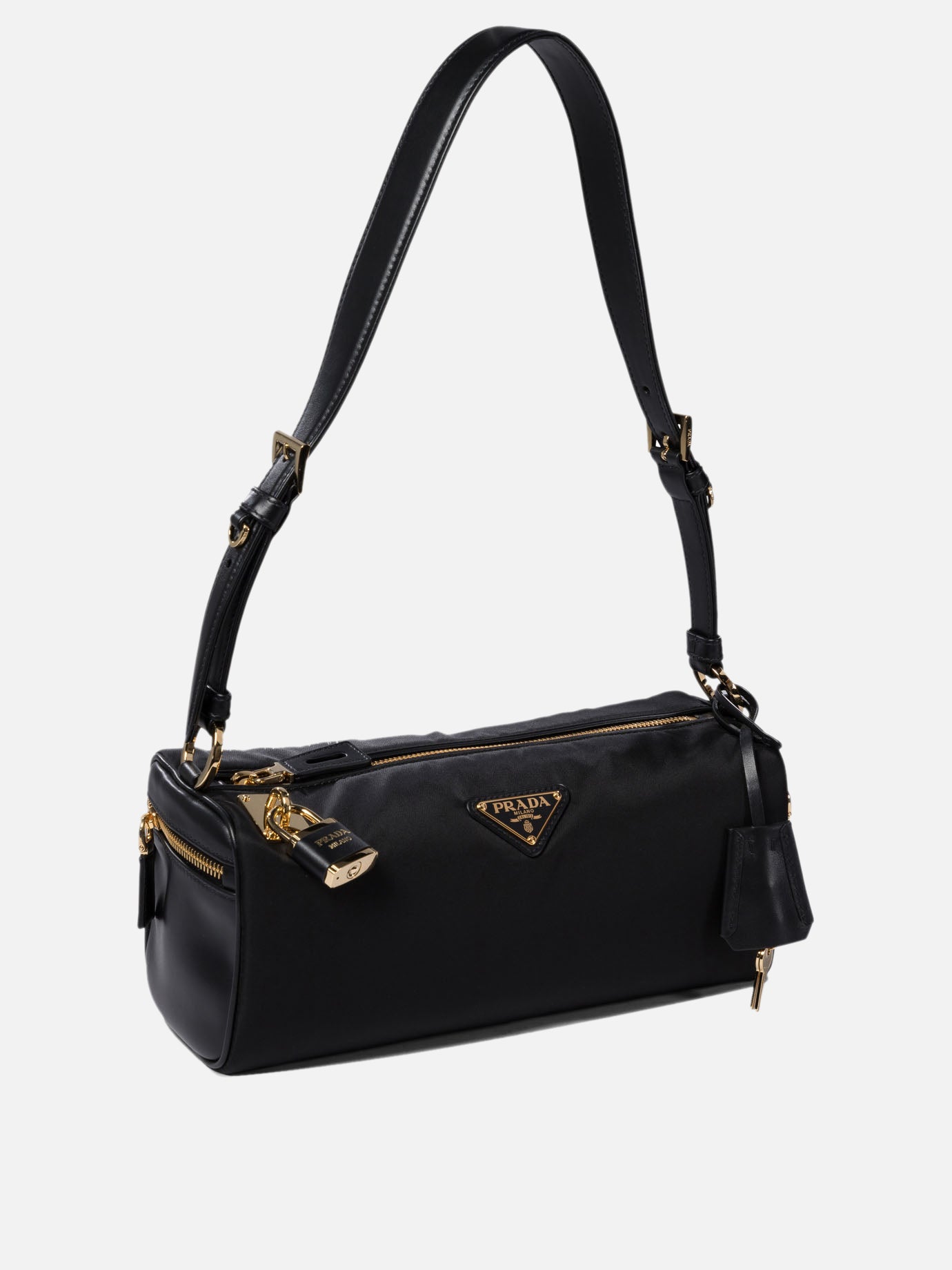 Small bags 100% recycled poliamyde  Black - Prada Women | PDP | VIETTI Online Store | thumbnail_2