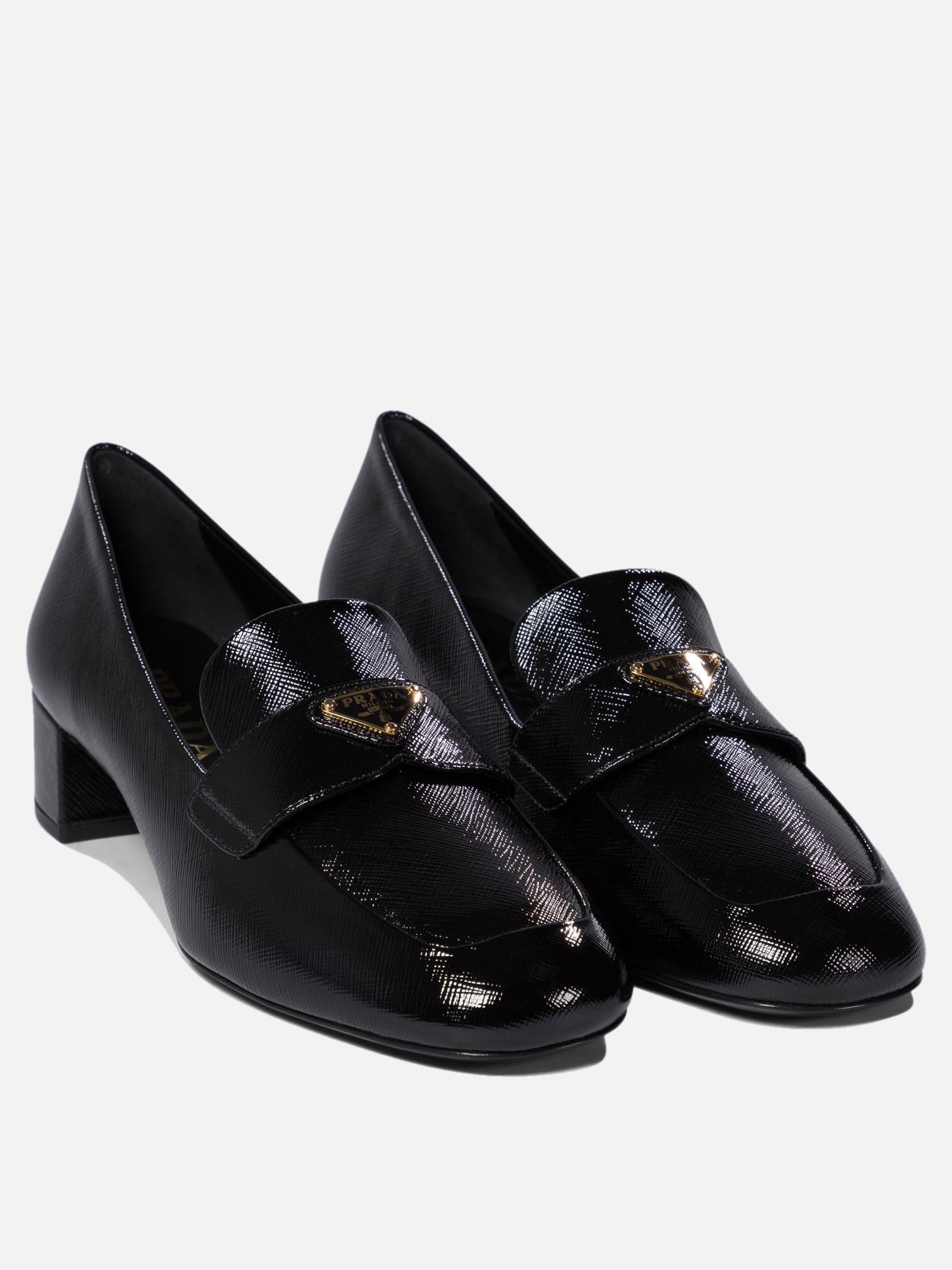 Loafers 100% calf leather - 100% leather  Black - Prada Women | PDP | VIETTI Online Store | Zoom-Modal_2
