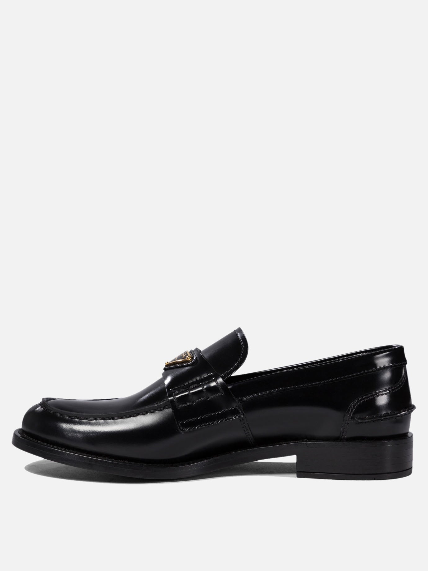 Loafers 100% calf leather  Black - Prada Women | PDP | VIETTI Online Store | thumbnail_3