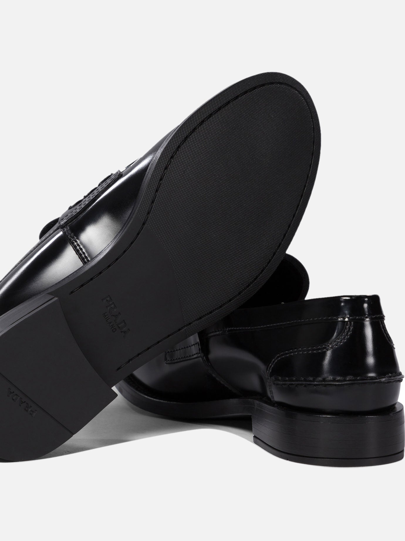 Loafers 100% calf leather  Black - Prada Women | PDP | VIETTI Online Store | thumbnail_5
