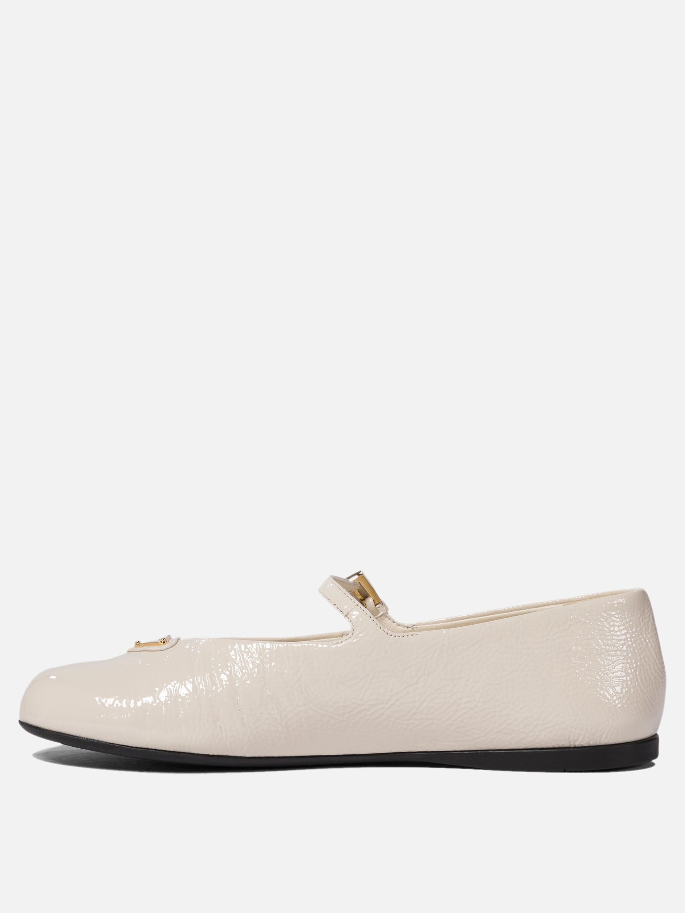 Mary Jane ballet flats 100% lamb leather - 100% rubber  White - Prada Women | PDP | VIETTI Online Store | Zoom-Modal_3
