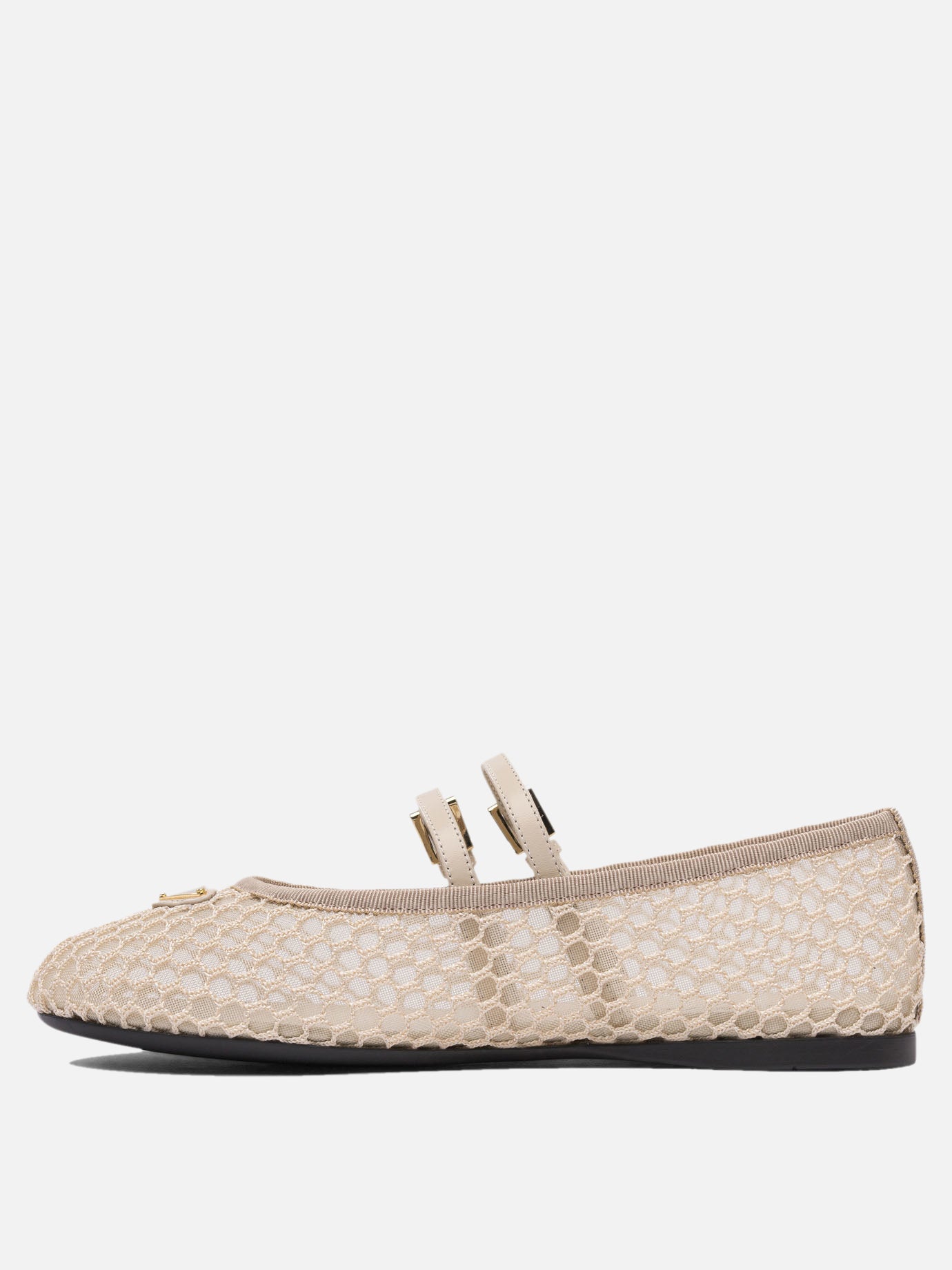 Mary Jane ballet flats 100% polyamide - 100% leather  Pink - Prada Women | PDP | VIETTI Online Store | Zoom-Modal_3
