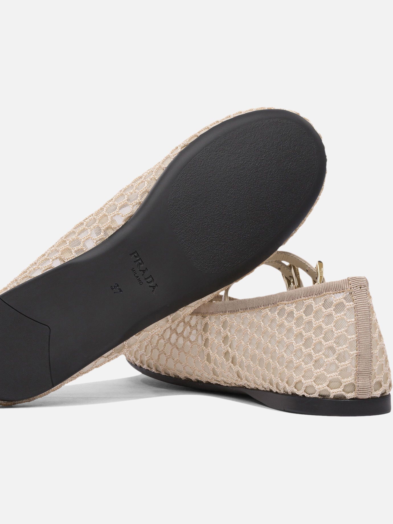 Mary Jane ballet flats 100% polyamide - 100% leather  Pink - Prada Women | PDP | VIETTI Online Store | Zoom-Modal_5
