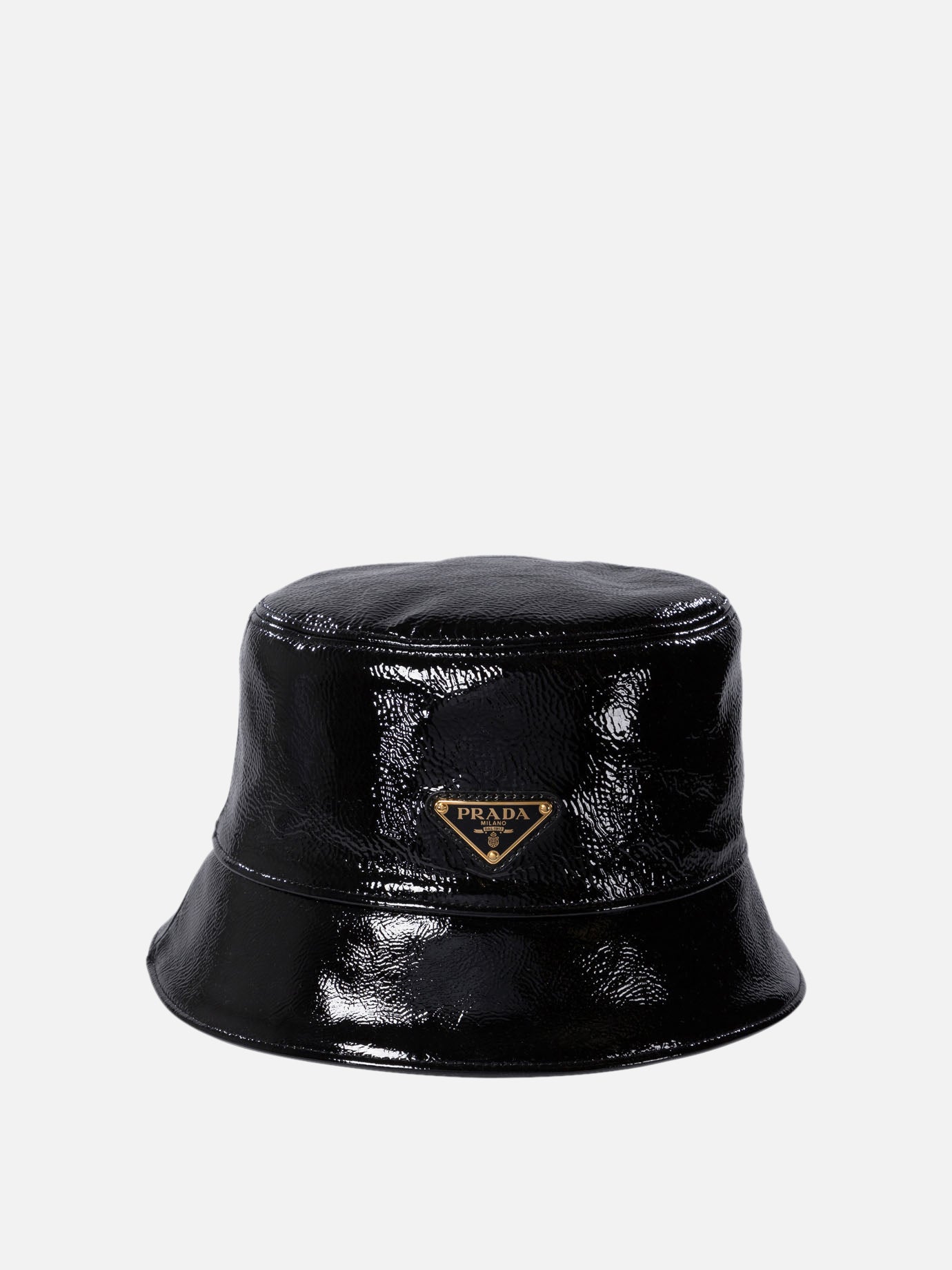 Bucket hats 100% lamb leather  Black - Prada Women | PDP | VIETTI Online Store | Zoom-Modal
