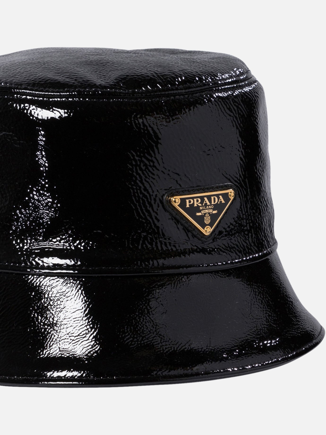Bucket hats 100% lamb leather  Black - Prada Women | PDP | VIETTI Online Store | thumbnail_4