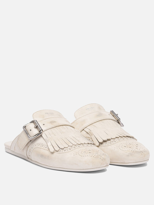 Prada "Shuffle" sabot 16748293_37½ Beige 2