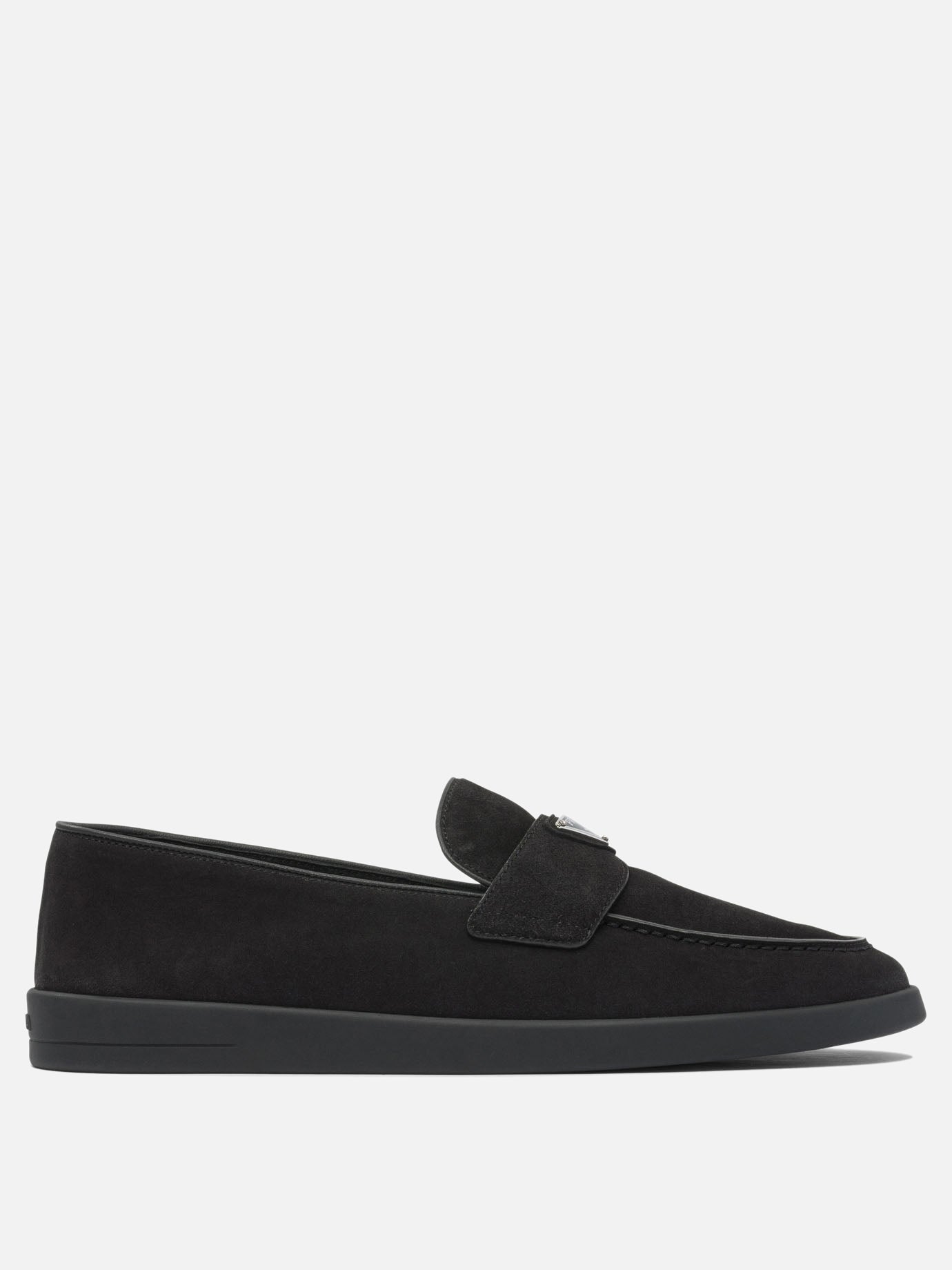 Loafers 100% calf leather - 100% rubber  Black - Prada Men | PDP | VIETTI Online Store | thumbnail