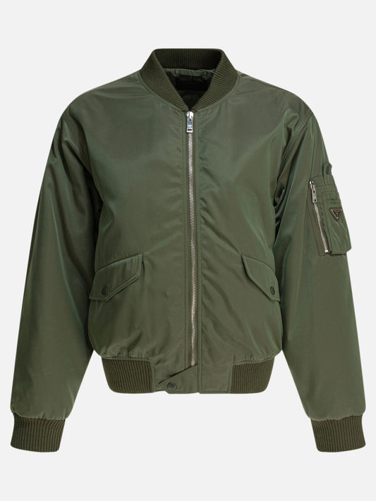 Prada Re-Nylon bomber jacket 11774521_M Green 1
