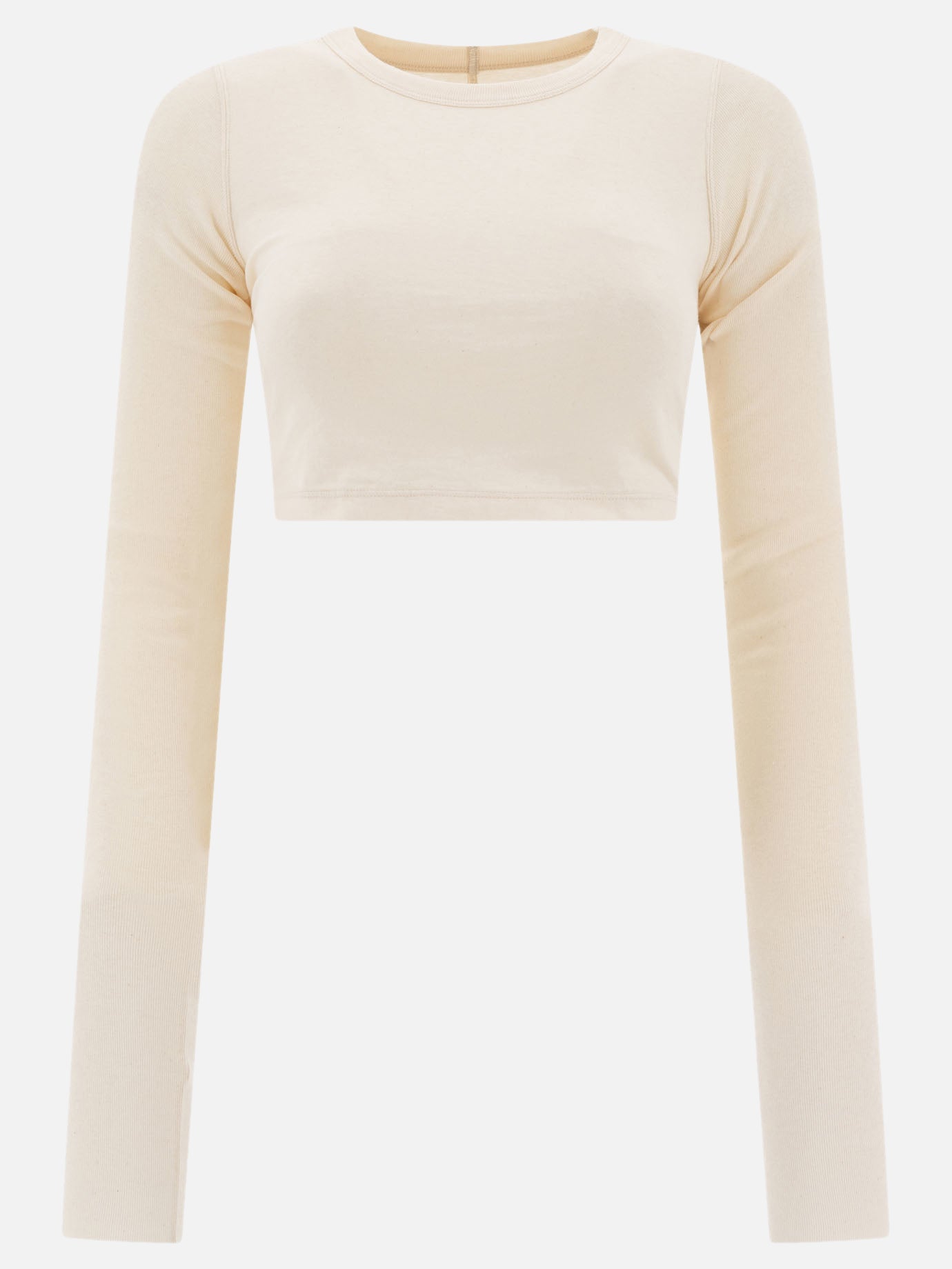 Crop tops Solid colour  Beige - Rick Owens Women | PDP | VIETTI Online Store | thumbnail