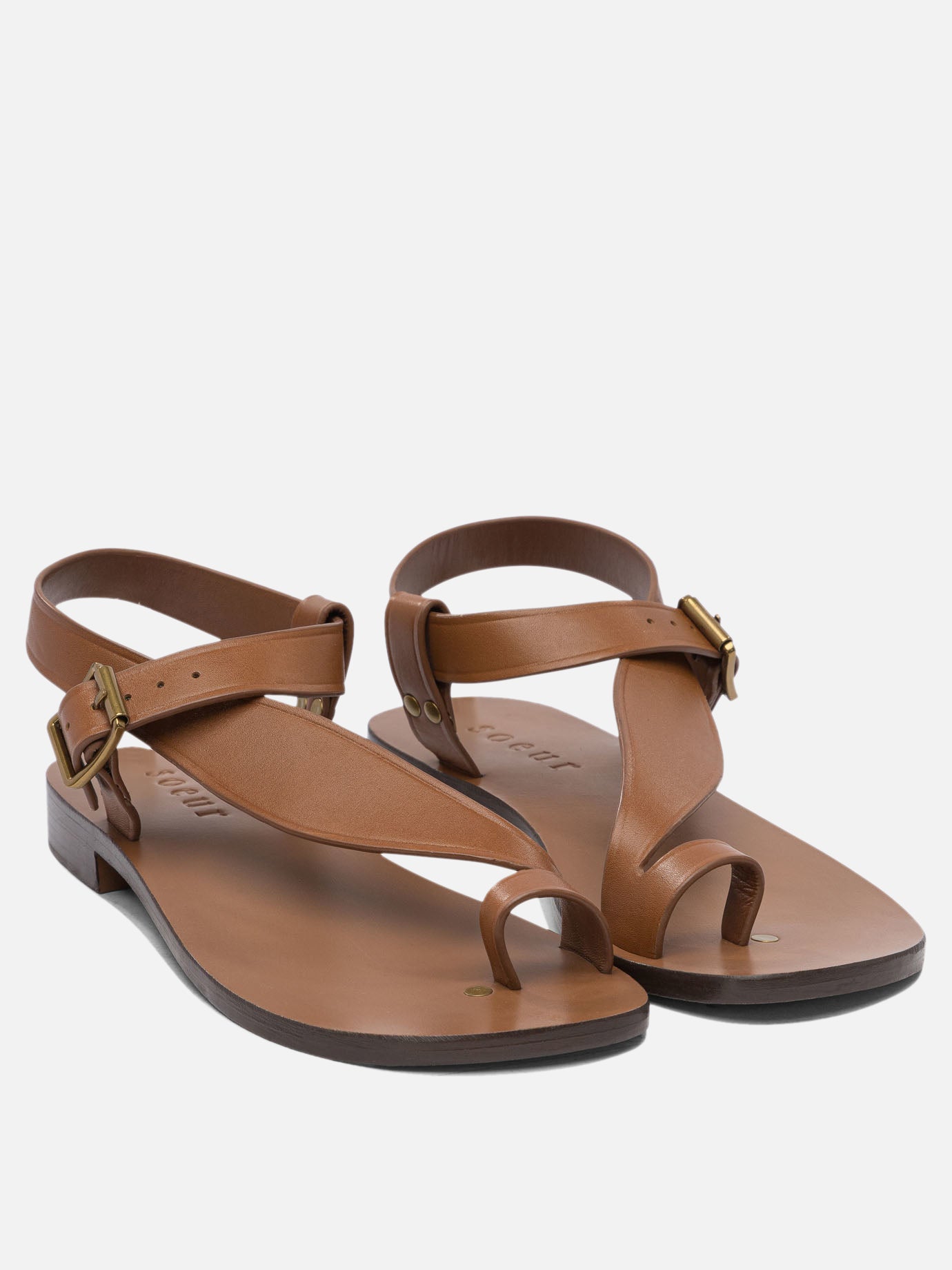 Soeur &quot;Delhi&quot; Sandals 14022977_36 Brown thumbnail_2