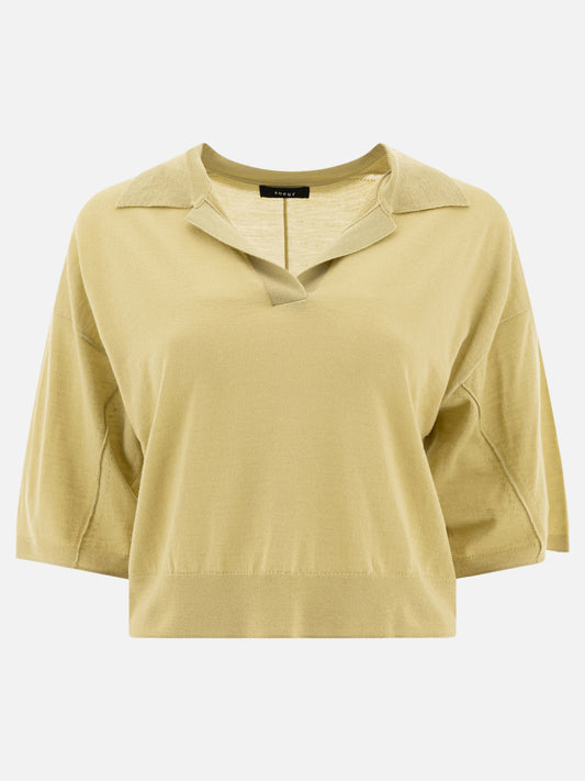 Polo shirts without buttons Solid colour  Green - Soeur Women | PLP | VIETTI Online Store 
