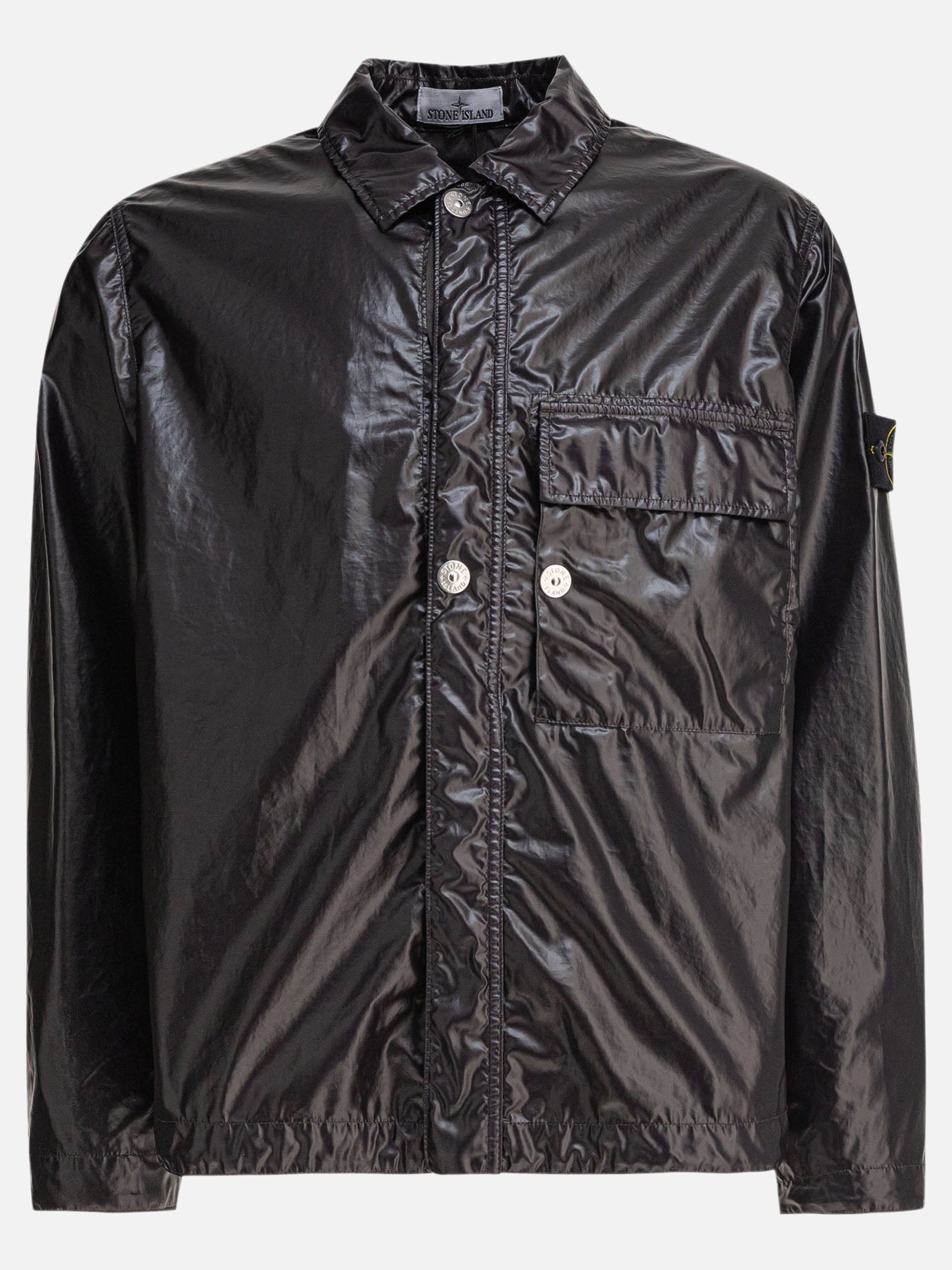 Windbreakers Logo  Black - Stone Island Men | PDP | VIETTI Online Store | Zoom-Modal
