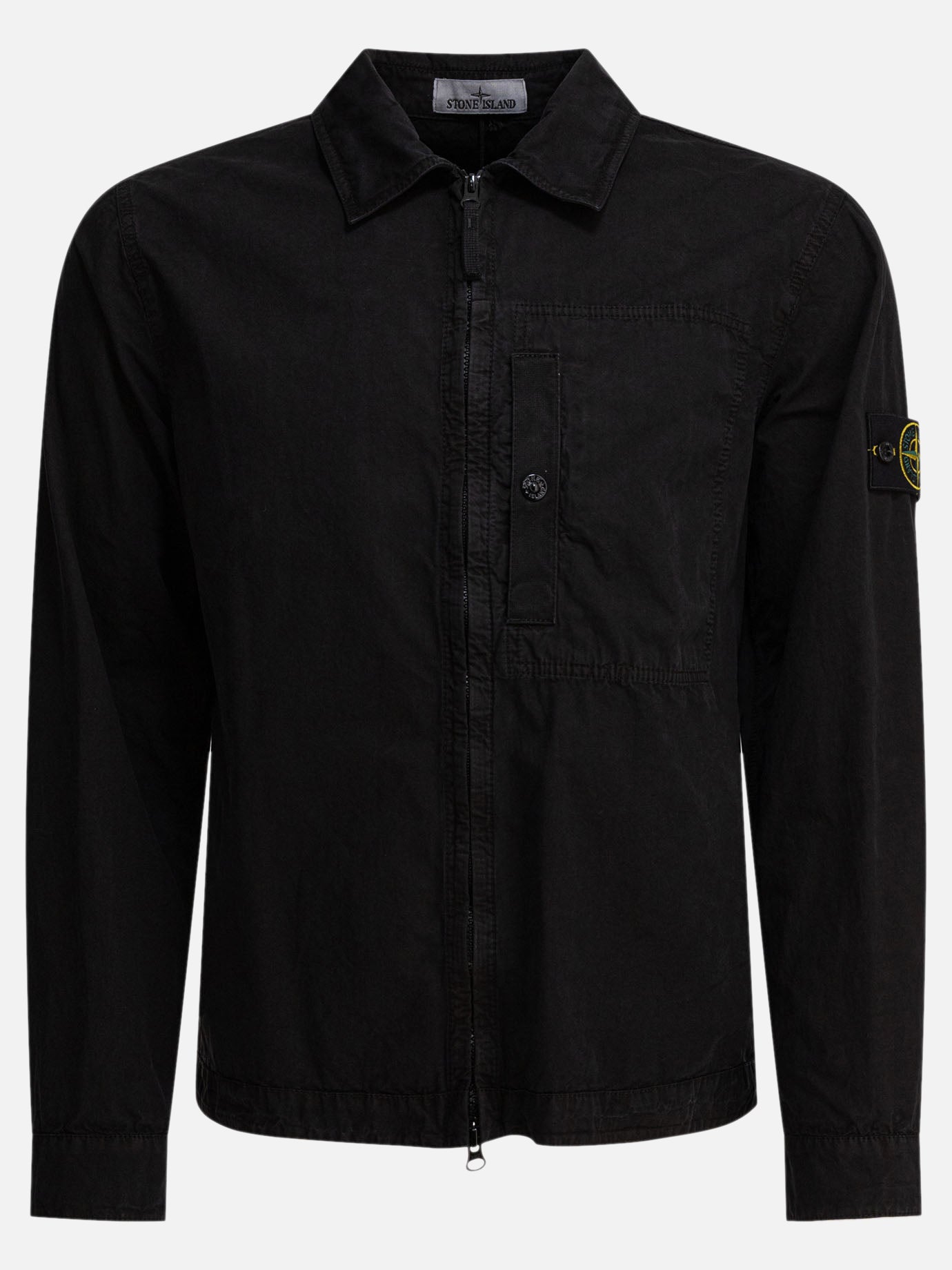 Overshirt jackets Logo  Black - Stone Island Men | PDP | VIETTI Online Store | thumbnail