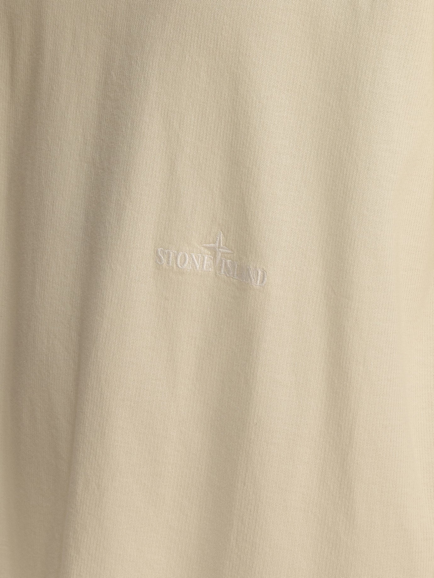 Crewneck t-shirts Logo  Beige - Stone Island Men | PDP | VIETTI Online Store | Zoom-Modal_4
