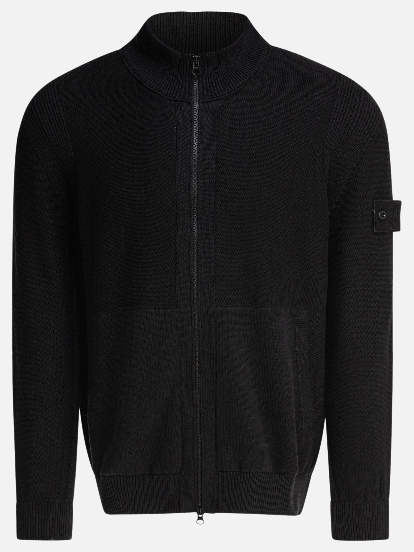 Cardigans Logo  Black - Stone Island Men | PDP | VIETTI Online Store | thumbnail