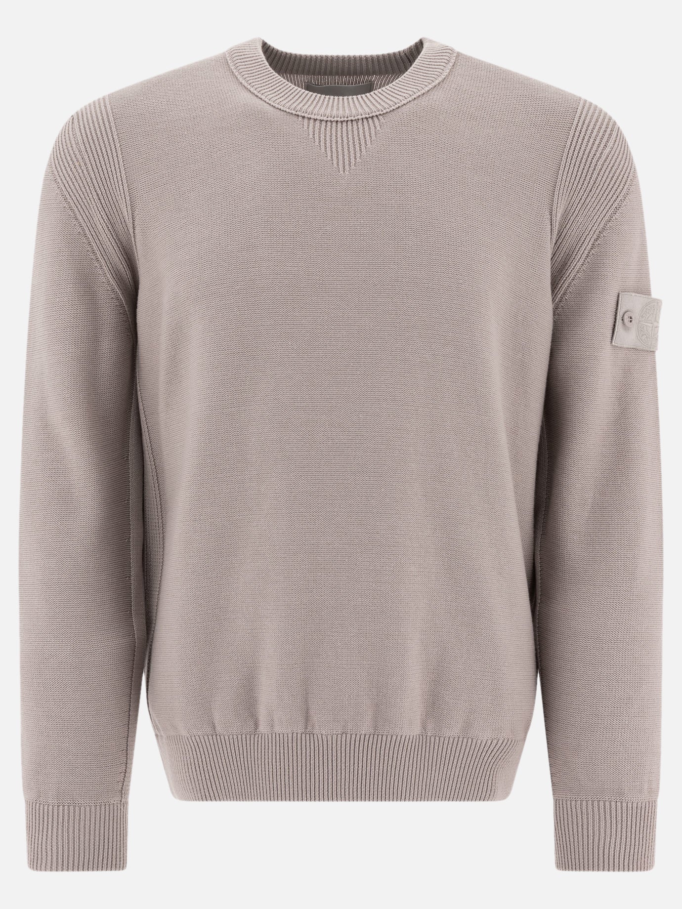 Crewneck sweaters Logo  Grey - Stone Island Men | PDP | VIETTI Online Store | thumbnail