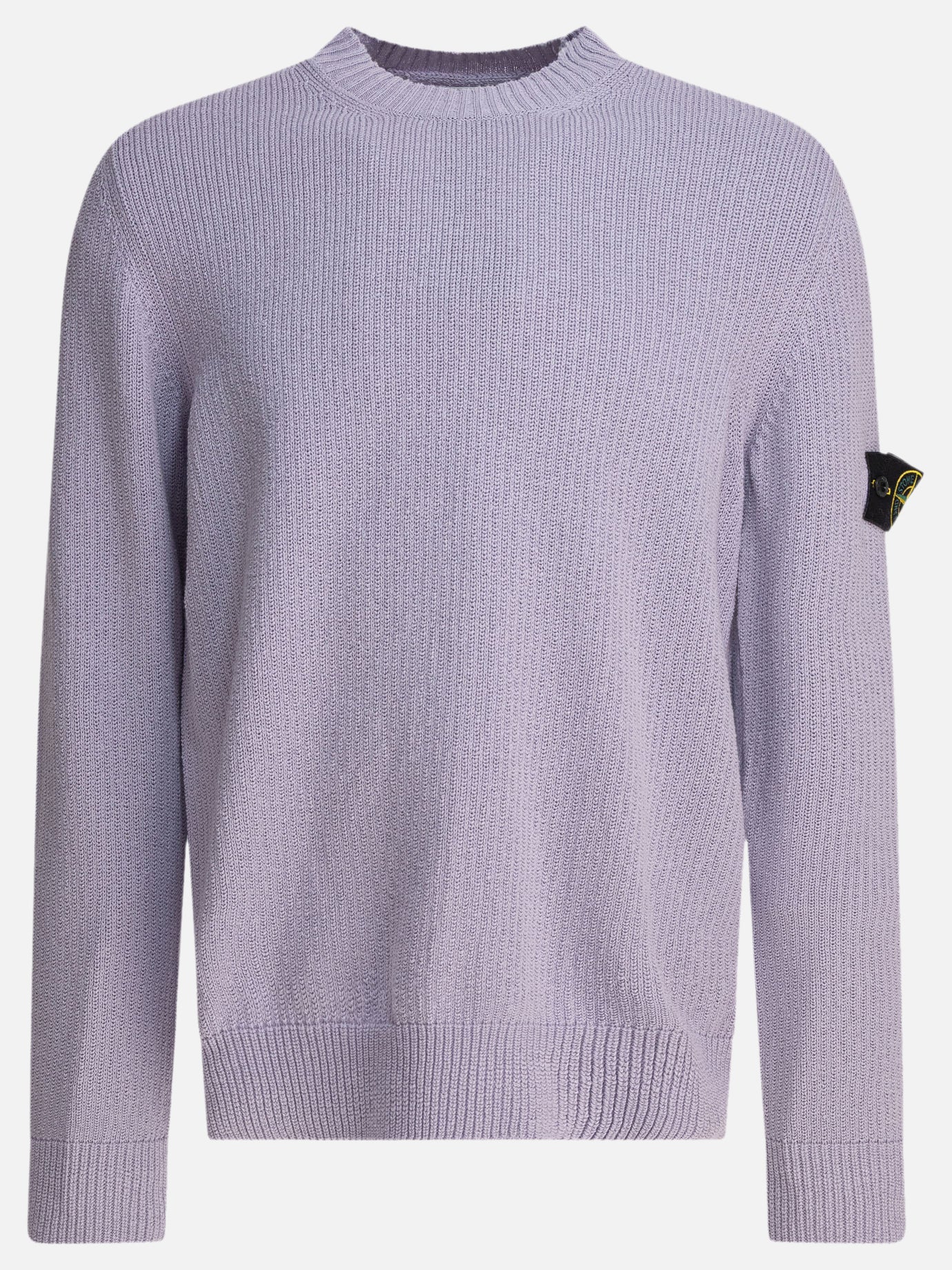 Crewneck sweaters Logo  Purple - Stone Island Men | PDP | VIETTI Online Store | Zoom-Modal
