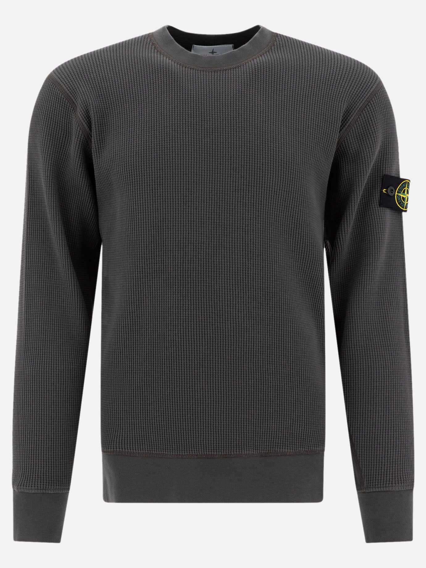 Crewnecks Logo  Grey - Stone Island Men | PDP | VIETTI Online Store | thumbnail