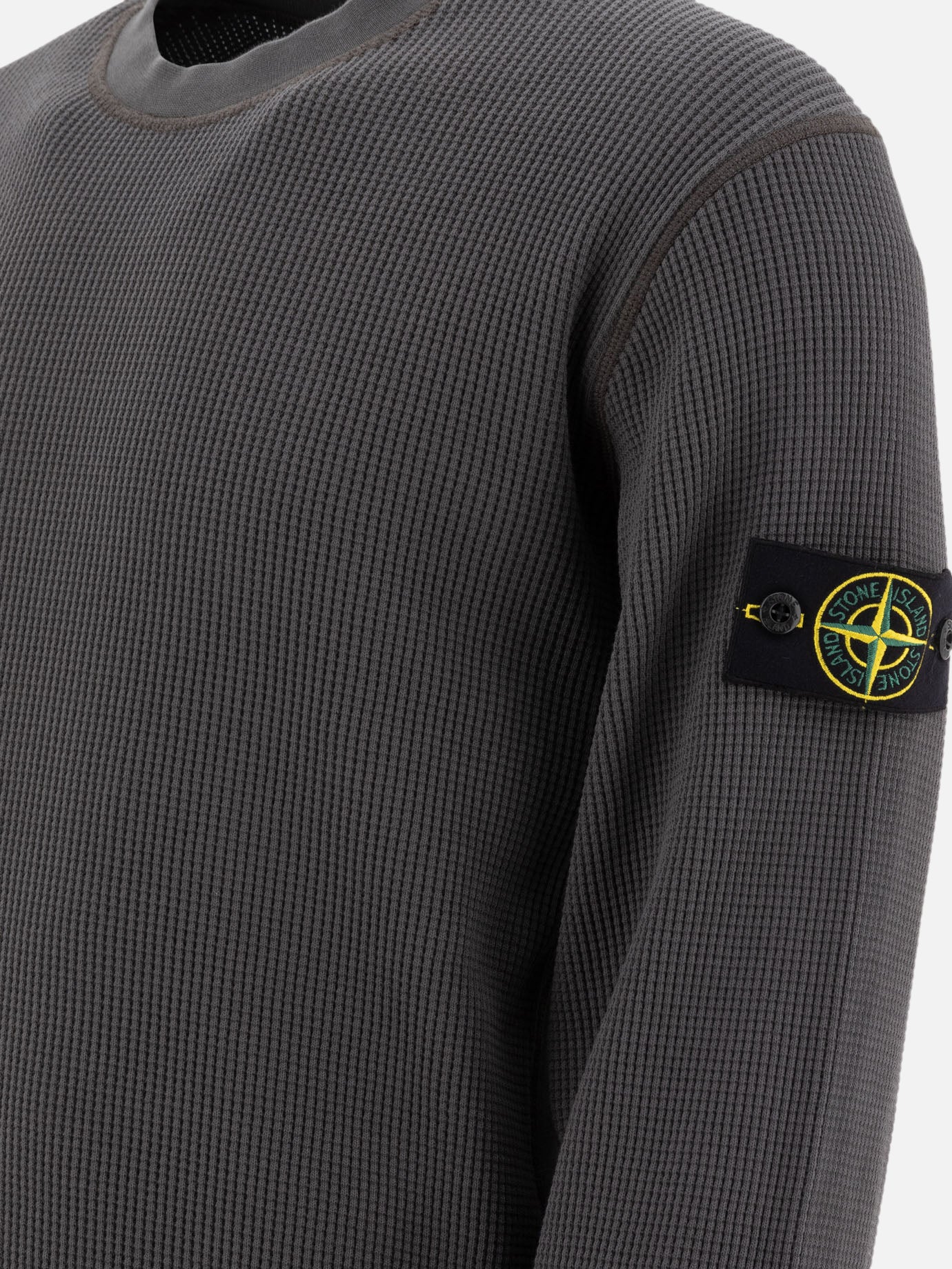 Crewnecks Logo  Grey - Stone Island Men | PDP | VIETTI Online Store | thumbnail_4