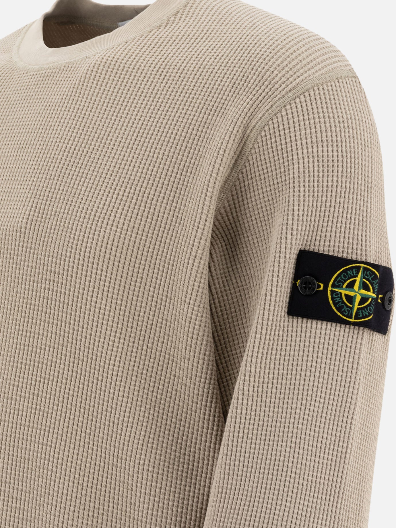 Crewnecks Logo  Beige - Stone Island Men | PDP | VIETTI Online Store | Zoom-Modal_4

