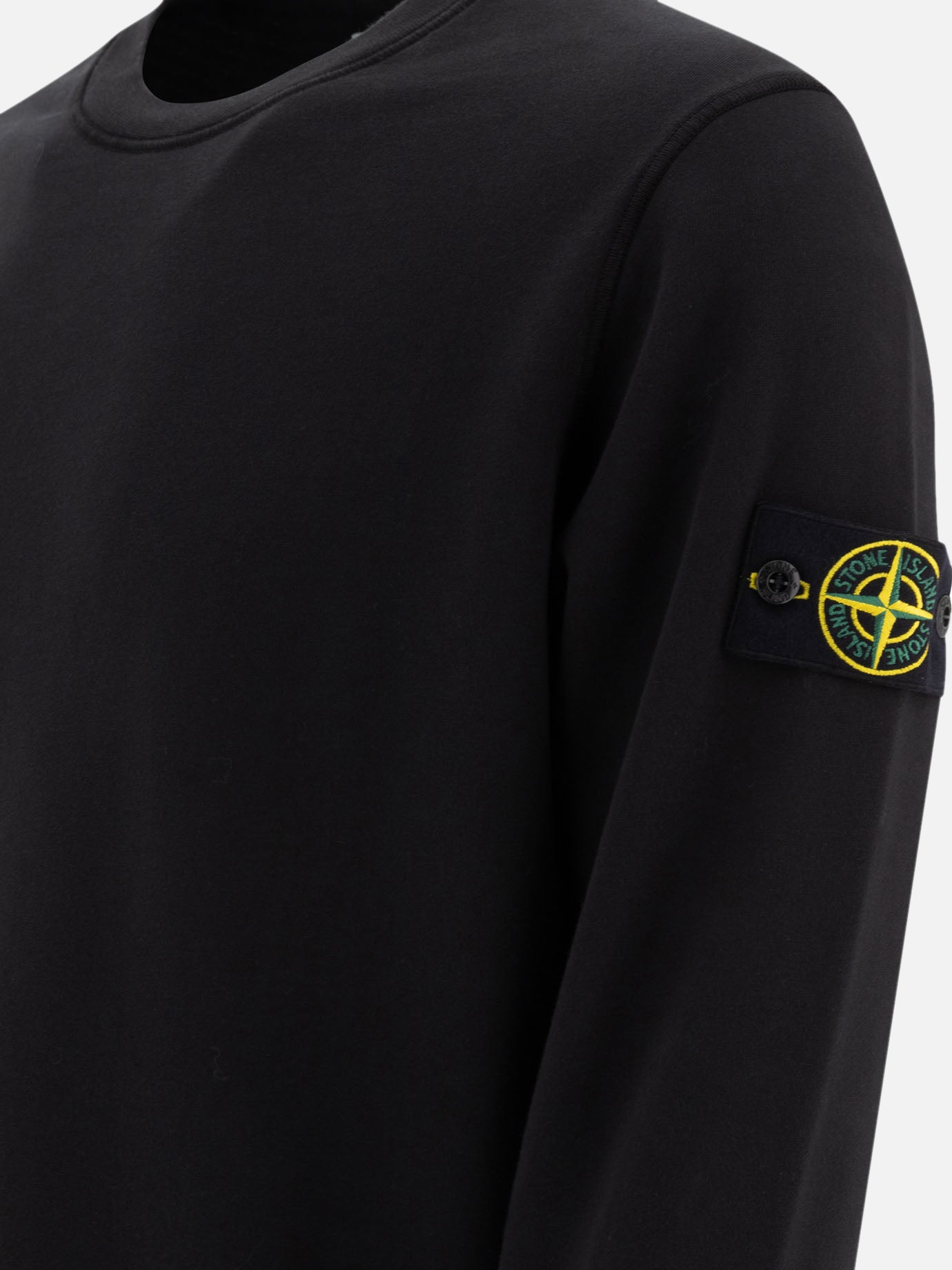 Crewnecks Logo  Black - Stone Island Men | PDP | VIETTI Online Store | thumbnail_4