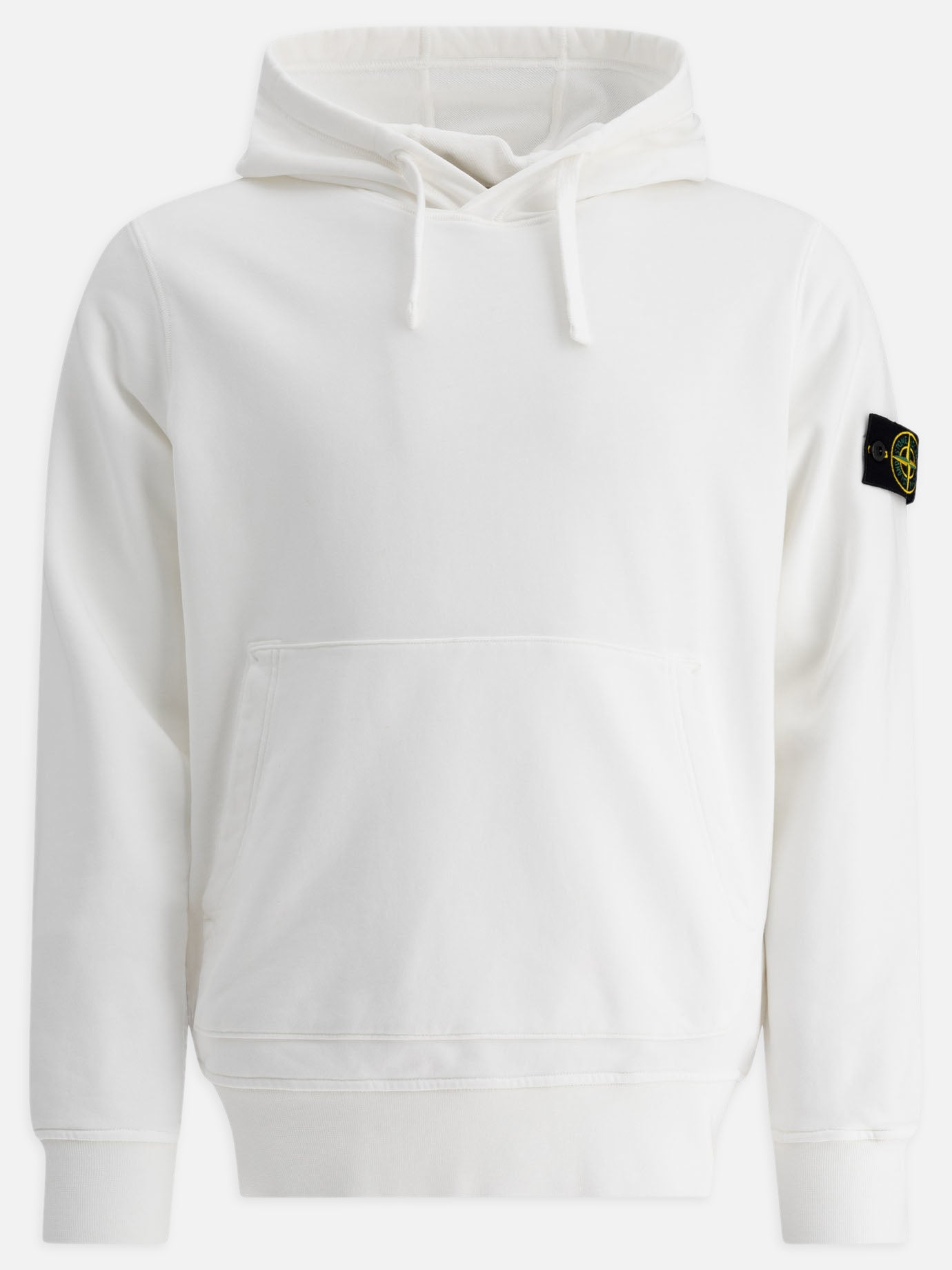 Hoodies Logo  White - Stone Island Men | PDP | VIETTI Online Store | thumbnail