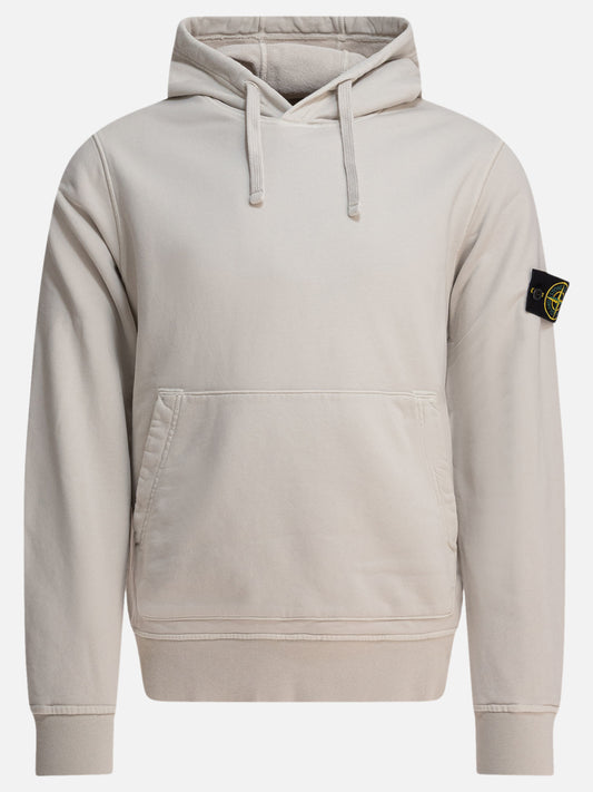 Stone Island Organic cotton fleece hoodie 23226916_M Beige 1