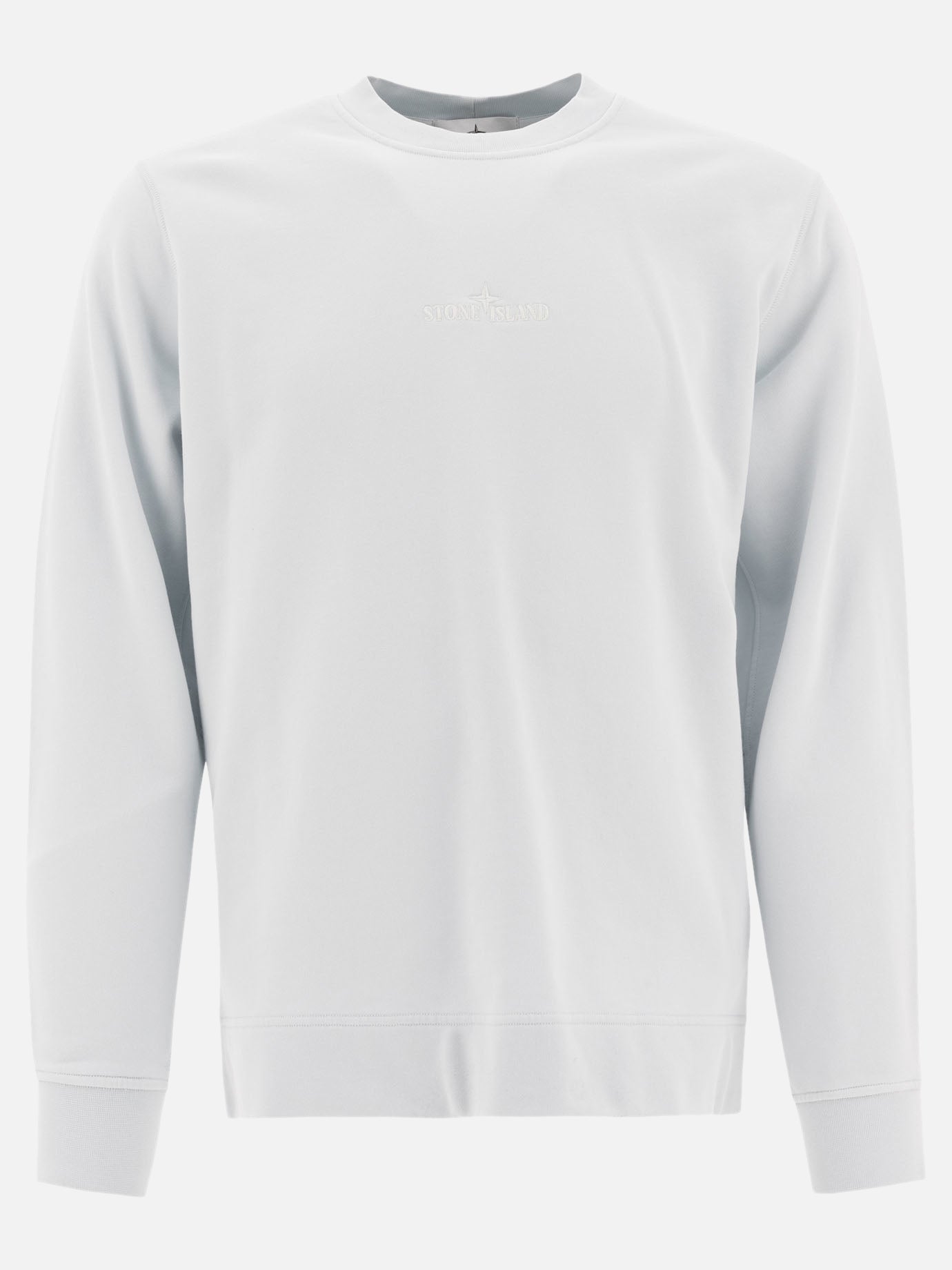 Crewnecks Logo  Light blue - Stone Island Men | PDP | VIETTI Online Store | thumbnail