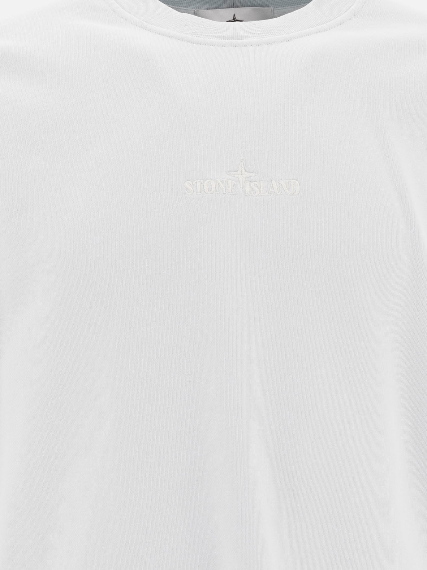 Crewnecks Logo  Light blue - Stone Island Men | PDP | VIETTI Online Store | thumbnail_3