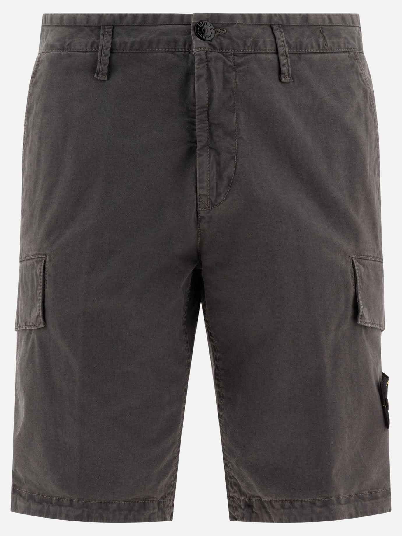 Cargo shorts Logo  Grey - Stone Island Men | PDP | VIETTI Online Store | Zoom-Modal
