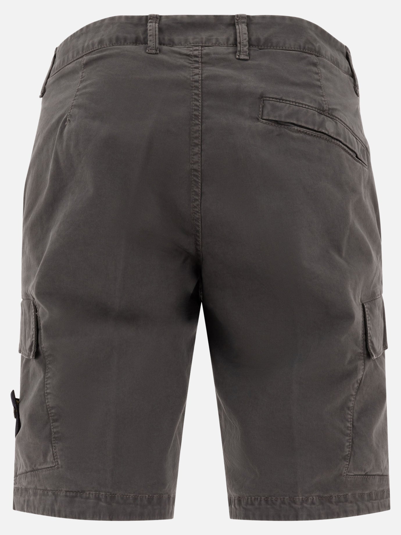 Cargo shorts Logo  Grey - Stone Island Men | PDP | VIETTI Online Store | Zoom-Modal_2
