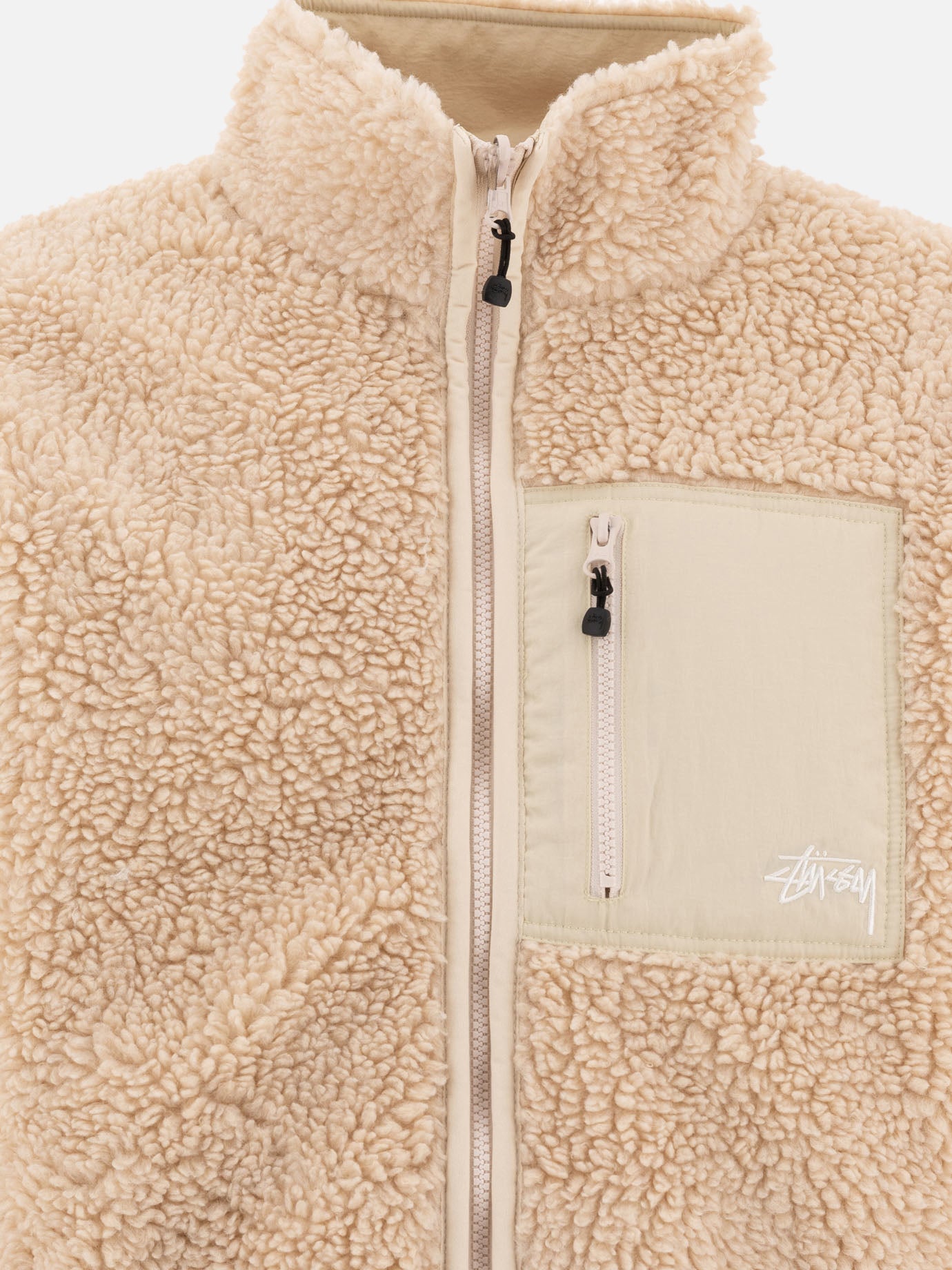 Fleece jackets Logo  Beige - Stüssy Men | PDP | VIETTI Online Store | Zoom-Modal_5
