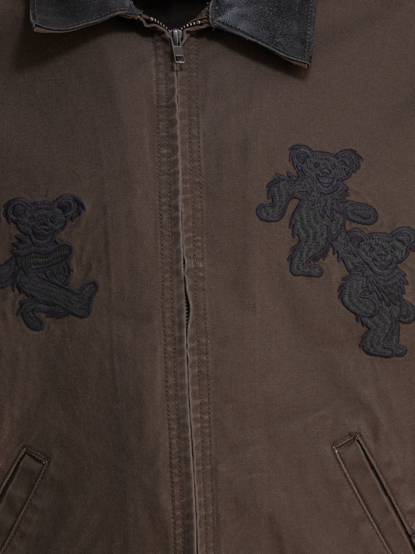 Overshirt jackets Embroidered  Brown - Thisisneverthat® Men | PDP | VIETTI Online Store | thumbnail_3