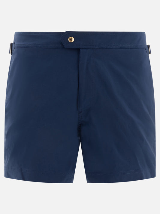 Swim shorts Solid colour  Blue - Tom Ford Men | PLP | VIETTI Online Store 
