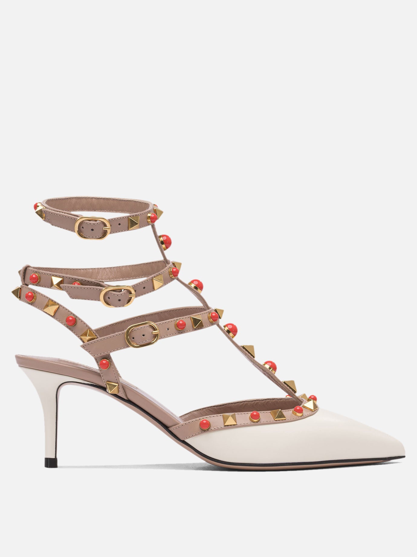 Pumps 100% leather - 100% leather  White - Valentino Garavani Women | PDP | VIETTI Online Store | thumbnail