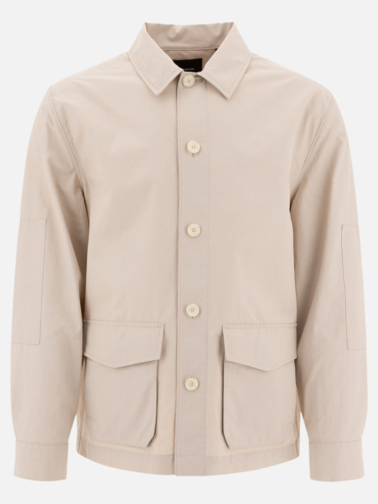 Vince Cotton blend utility jacket 10506509_S Beige 1
