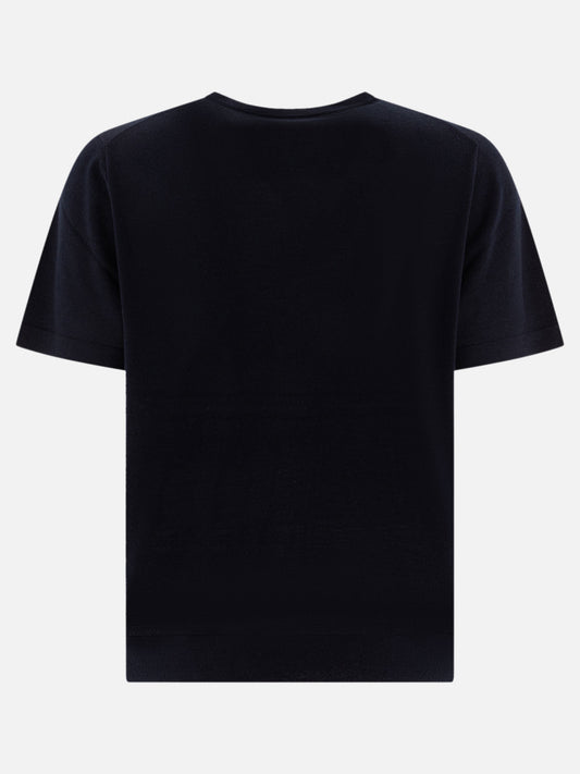 Crewneck t-shirts Solid colour  Blue - Vince Men | PLP | VIETTI Online Store | 2
