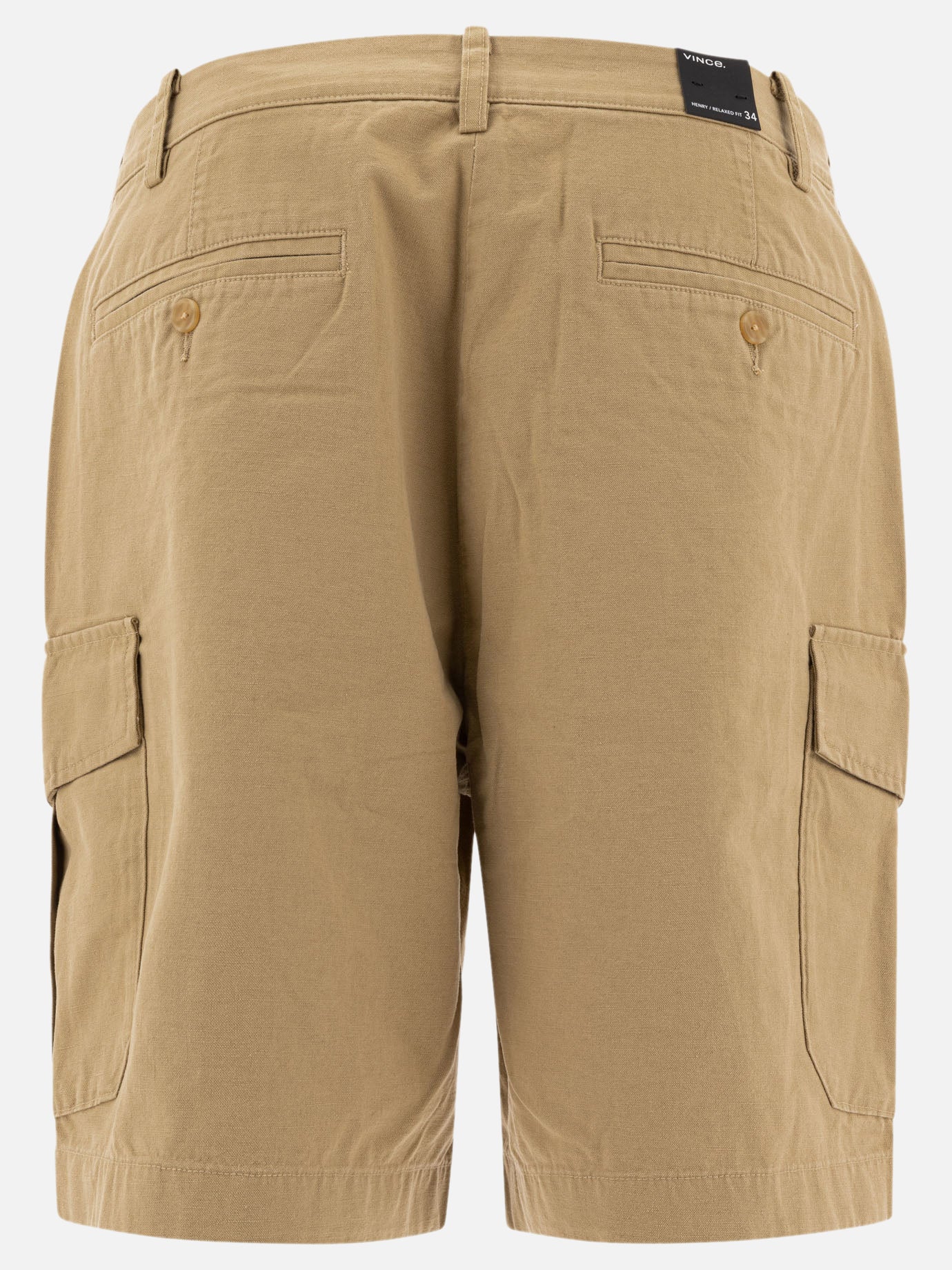 Cargo shorts Solid colour  Beige - Vince Men | PDP | VIETTI Online Store | Zoom-Modal_2
