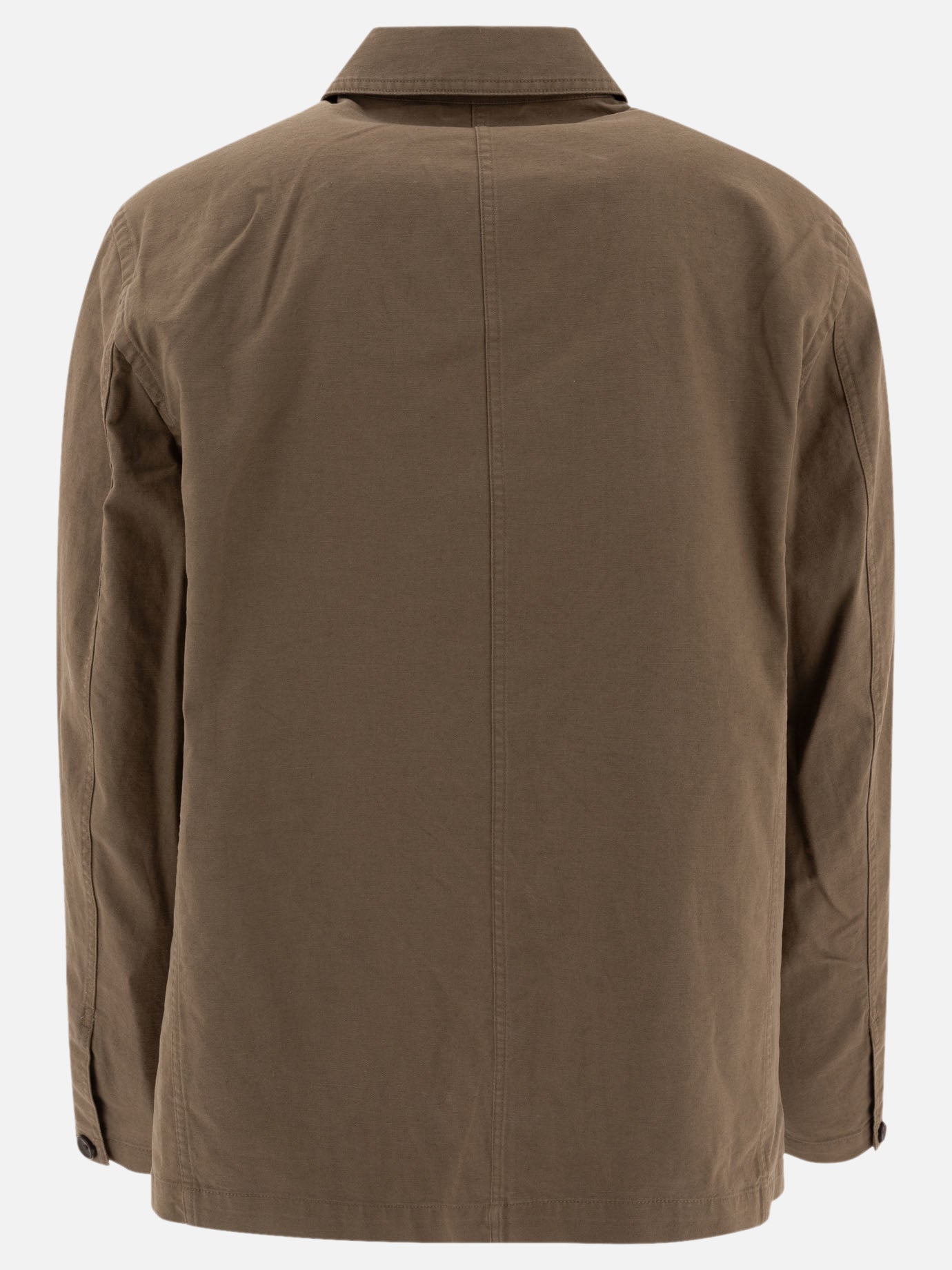 Vince Cotton and linen utility jacket 10543522_S Green thumbnail_2