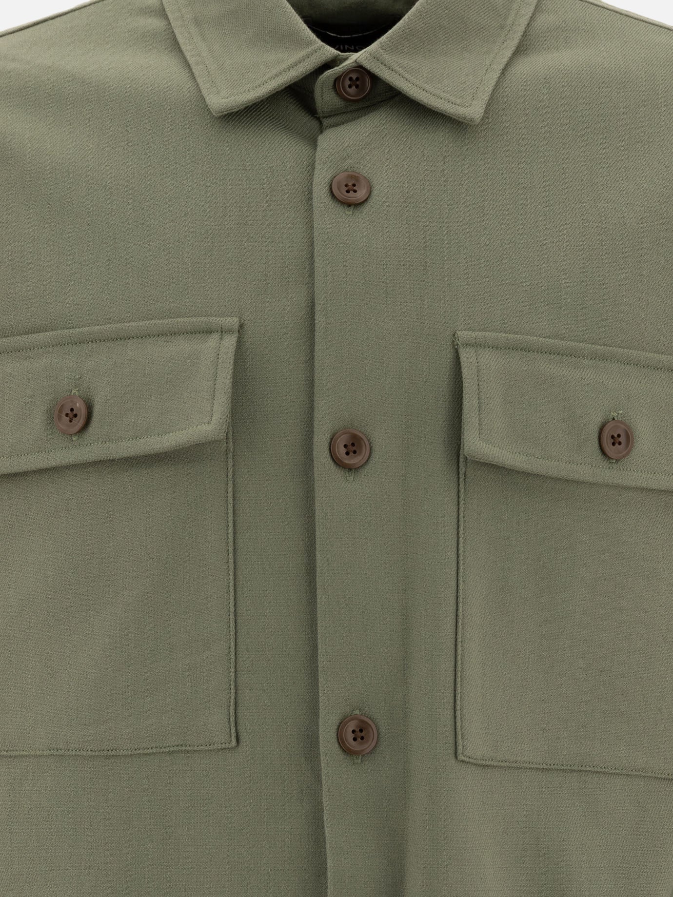 Overshirt jackets Solid colour  Green - Vince Men | PDP | VIETTI Online Store | Zoom-Modal_3
