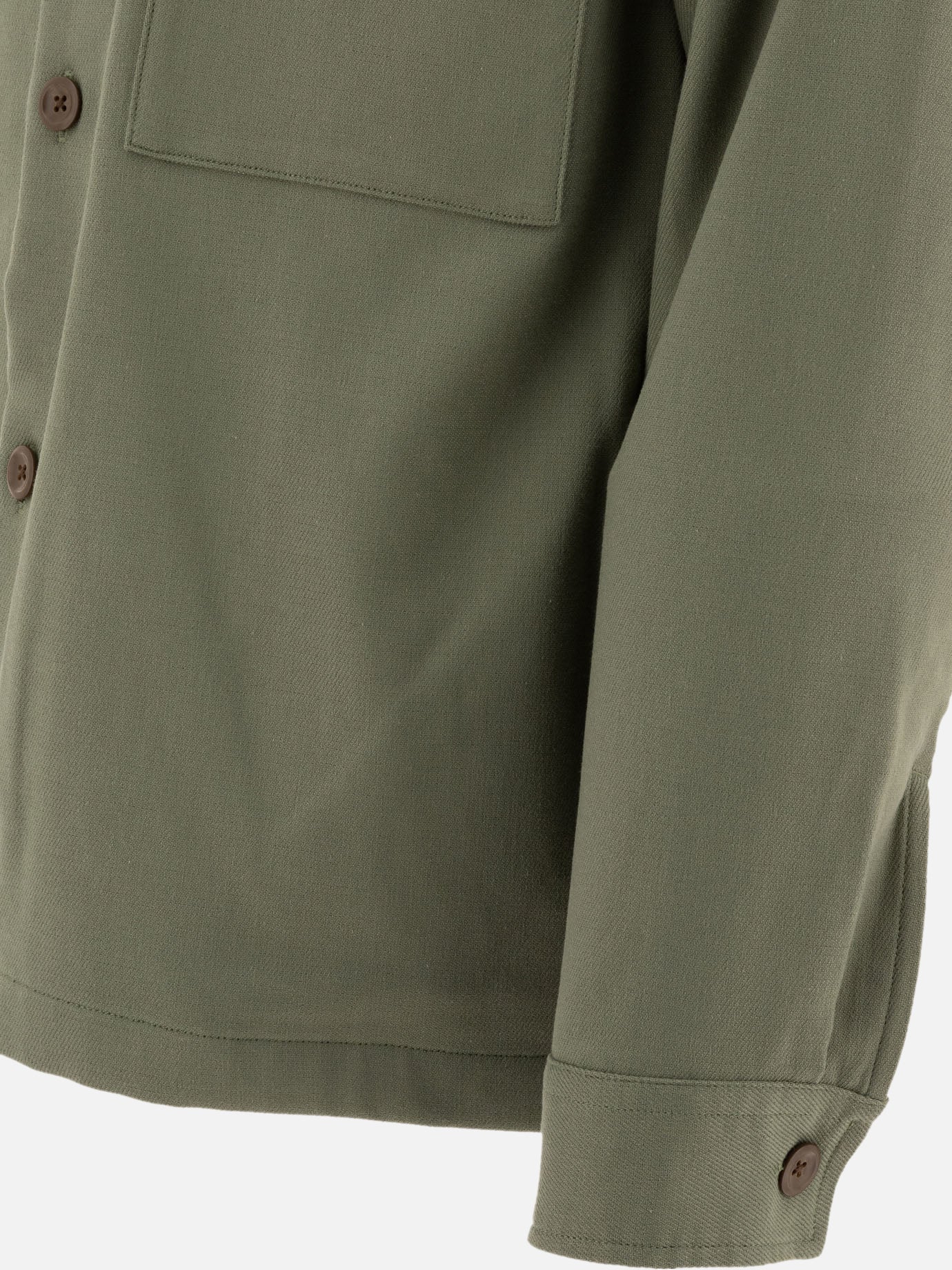 Overshirt jackets Solid colour  Green - Vince Men | PDP | VIETTI Online Store | Zoom-Modal_4
