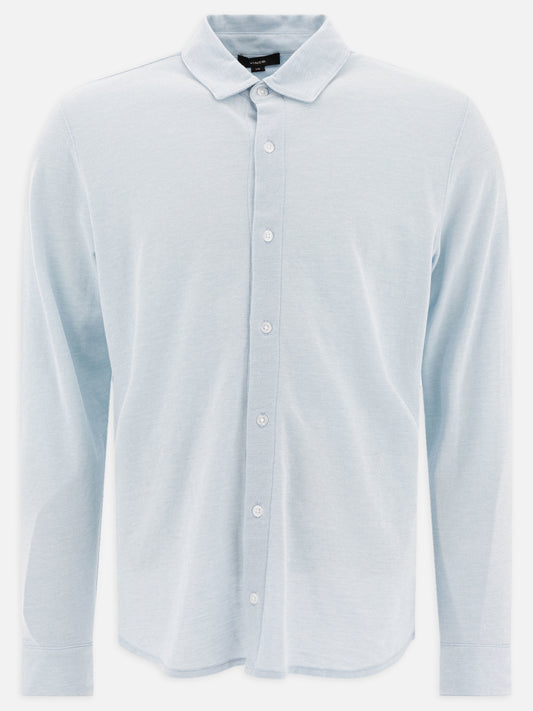Casual shirts Solid colour  Light blue - Vince Men | PLP | VIETTI Online Store 
