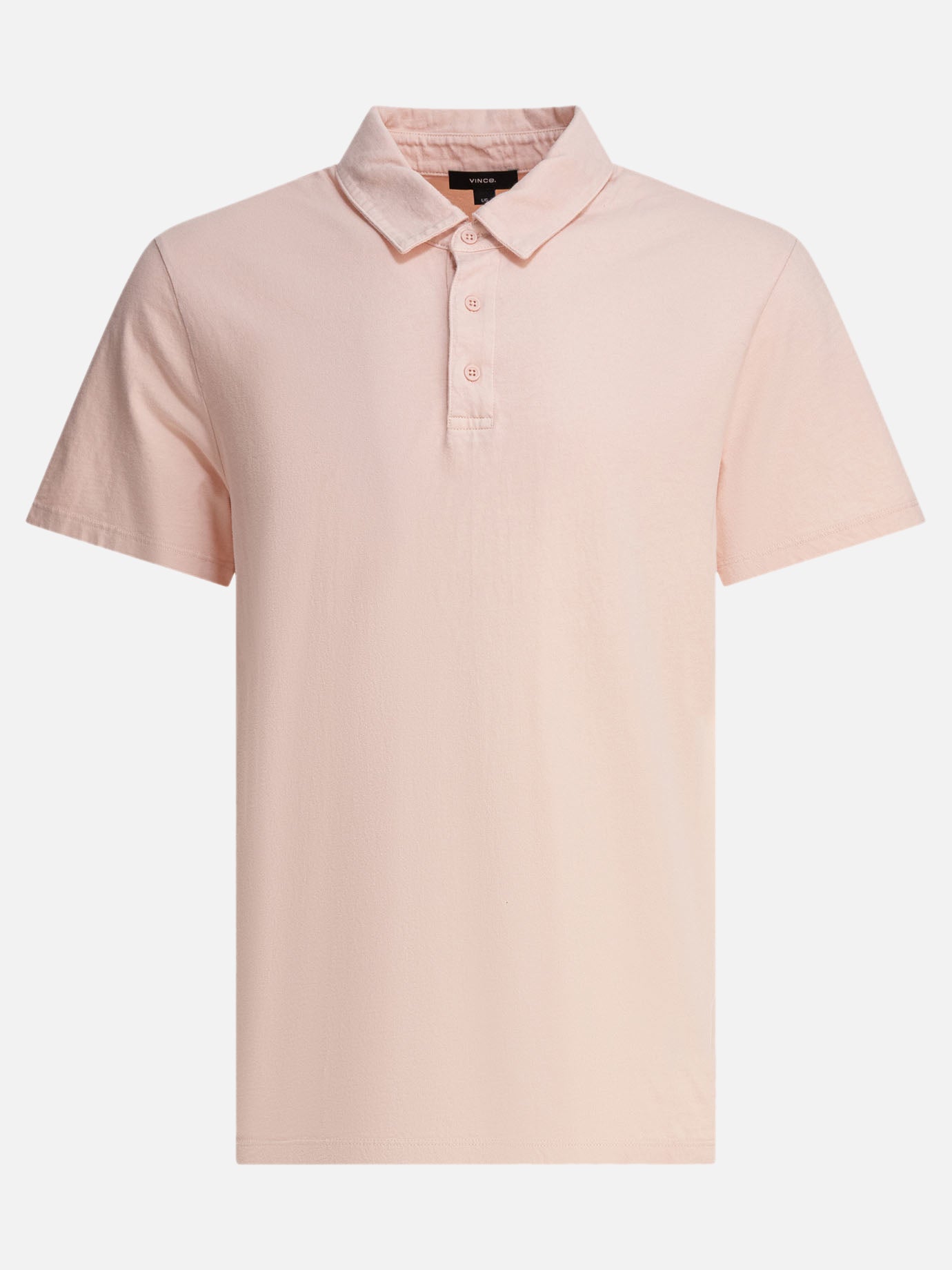 Vince Cotton polo shirt Pink Men VIETTI Online Store