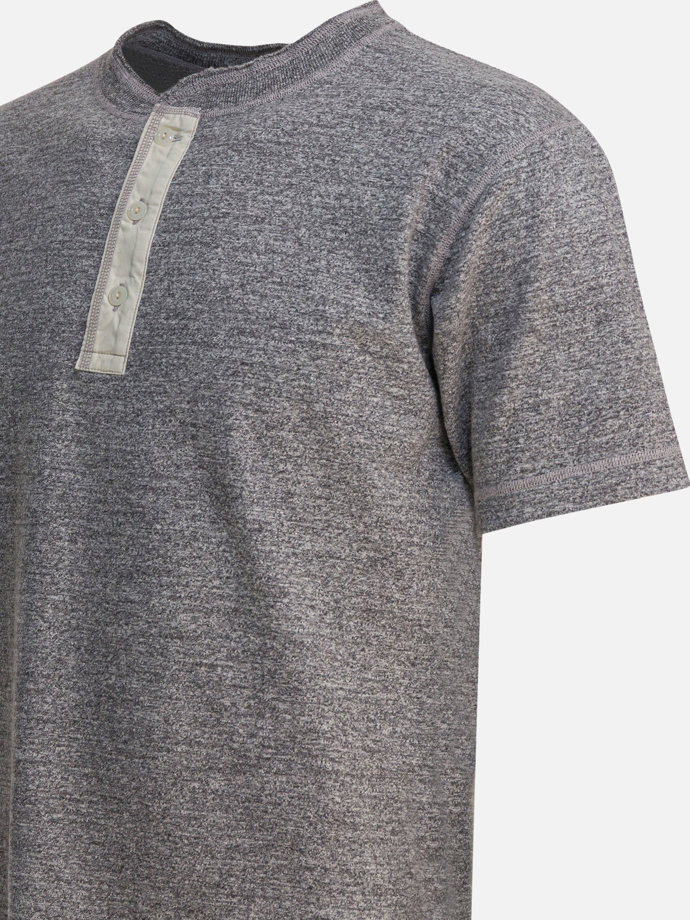 Crewneck t-shirts Solid colour  Grey - Buzz Rickson's Men | PDP | VIETTI Online Store | Zoom-Modal_4
