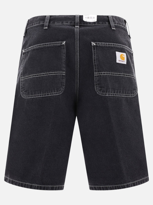 Utility shorts Solid colour  Black - Carhartt WIP Men | PLP | VIETTI Online Store | 2

